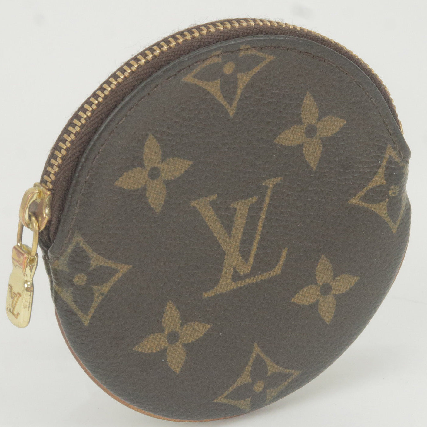 [AUTHENTIC] Louis Vuitton Monogram Porte Monnaie Round Coin Case M61926