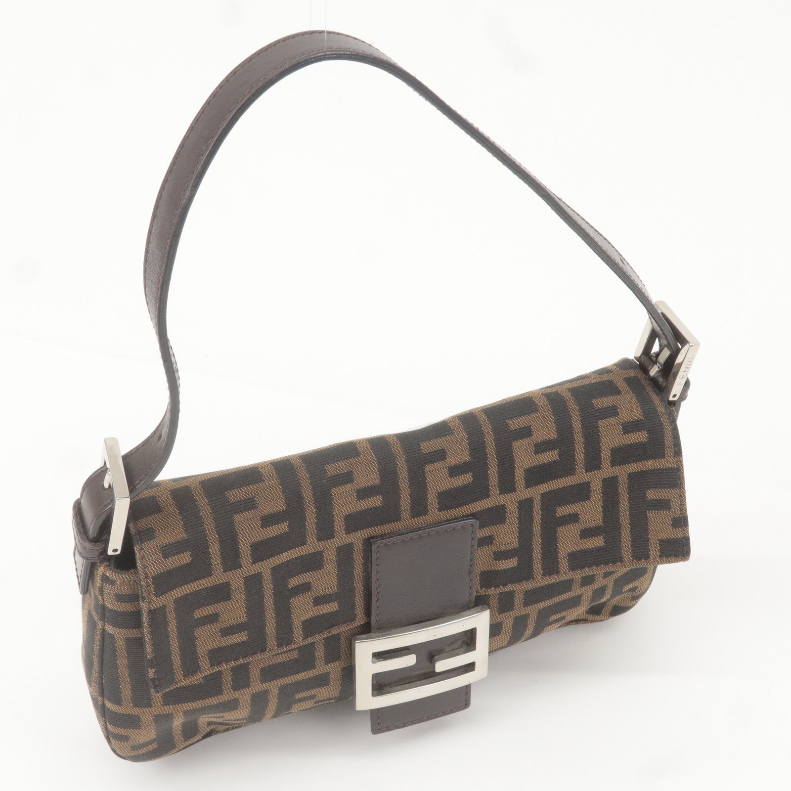FENDI-Zucca-Canvas-Leather-Mamma-Baguette-Bag-Beige-26424 – dct-ep_vintage  luxury Store