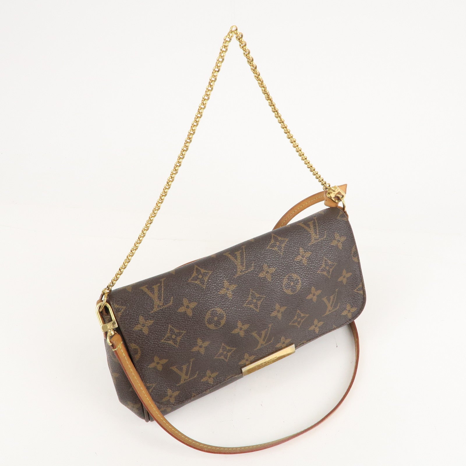 Louis Vuitton Favorite MM Monogram Leather Crossbody Shoulder Bag Handbag  Purse