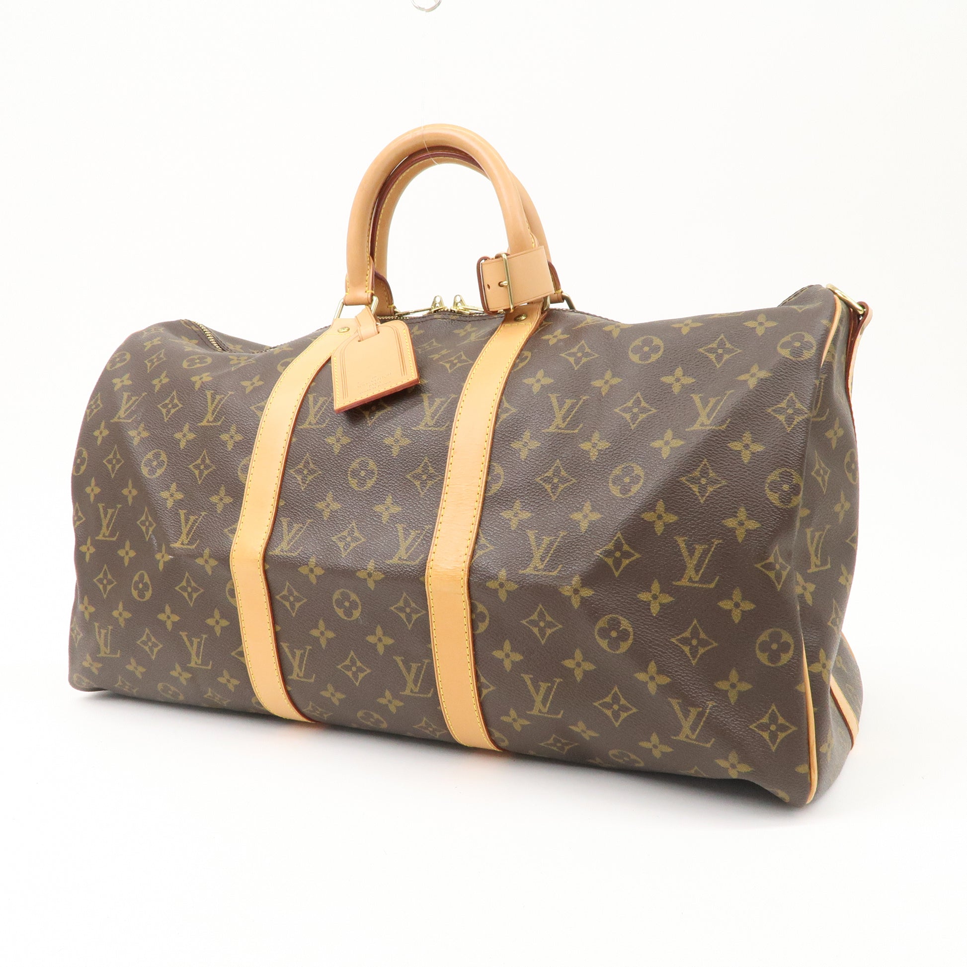 Louis Vuitton Boston Bag Men M45616 Keepall Bandoliere 50 W/Storage Bag
