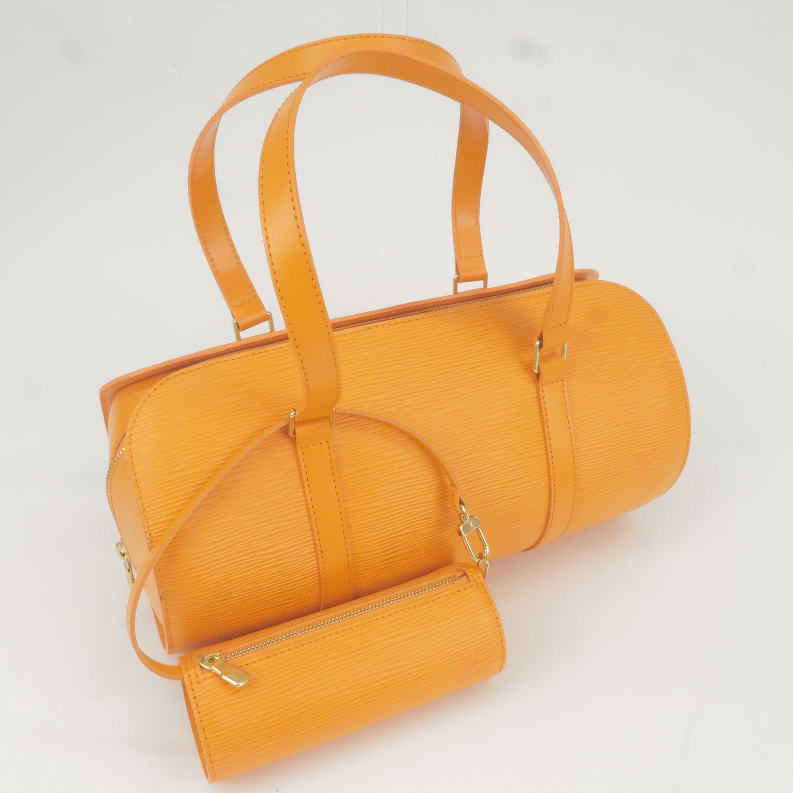 M5222H – dct - Epi - Soufflot - Orange - Hand - LOUIS VUITTON Monogram  Canvas Zippy Coin Purse Brown - Bag - Vuitton - Pouch - Louis & Mini -  ep_vintage luxury Store