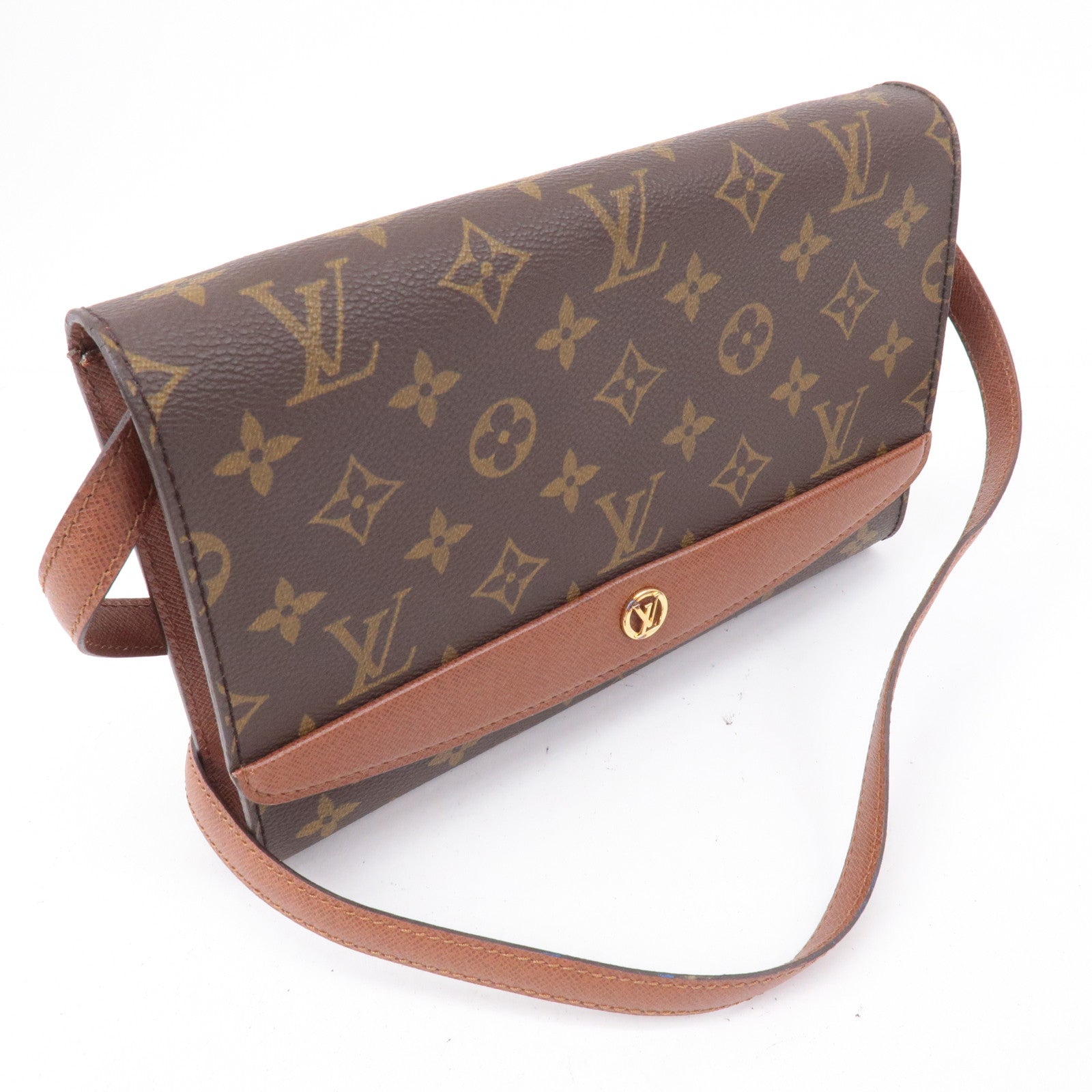 Louis Vuitton Monogram Bordeaux 24 Shoulder Bag Brown M51798