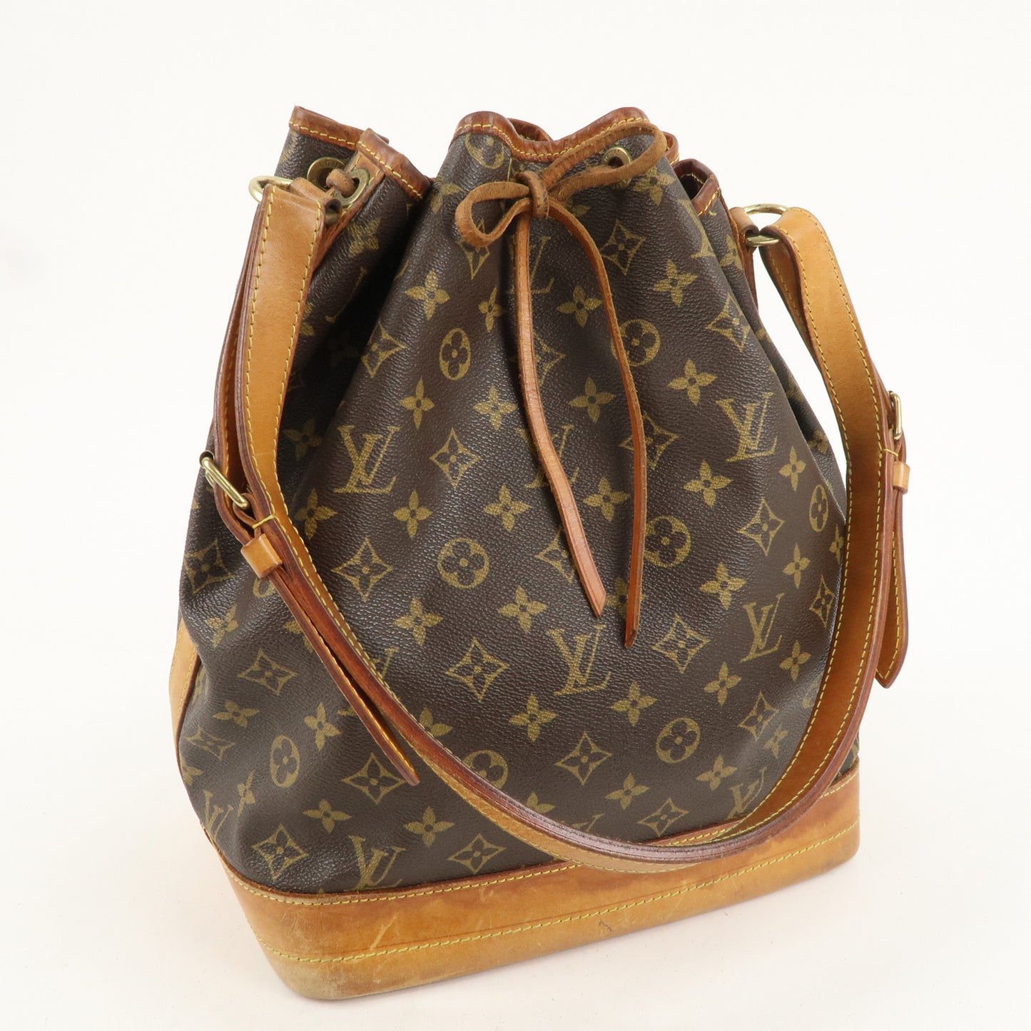 Louis Vuitton Monogram Noe Shoulder Bag Brown M42224