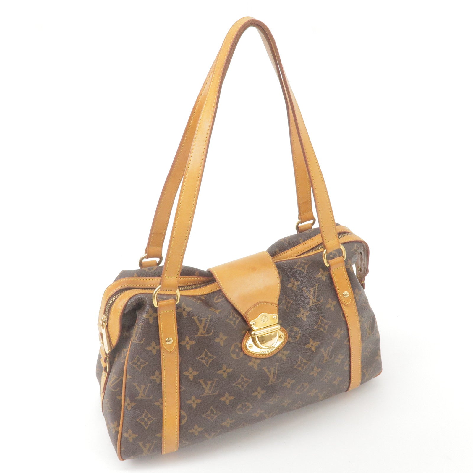 Authentic Louis Vuitton Monogram Stresa PM Shoulder Bag M51186 LV F9766
