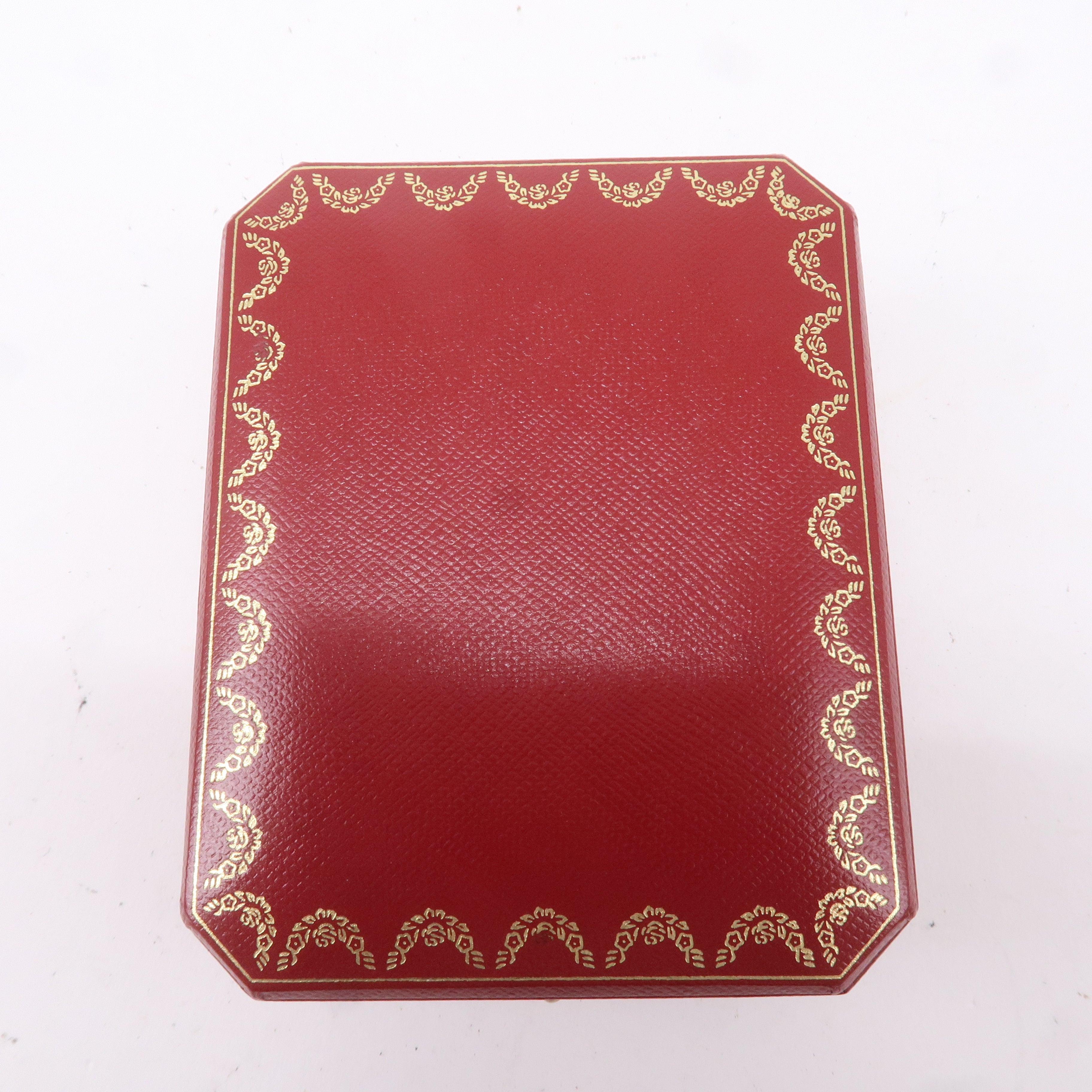 Cartier Set of 3 Jewelry Box Pair Ring Box Jewelry Case Red