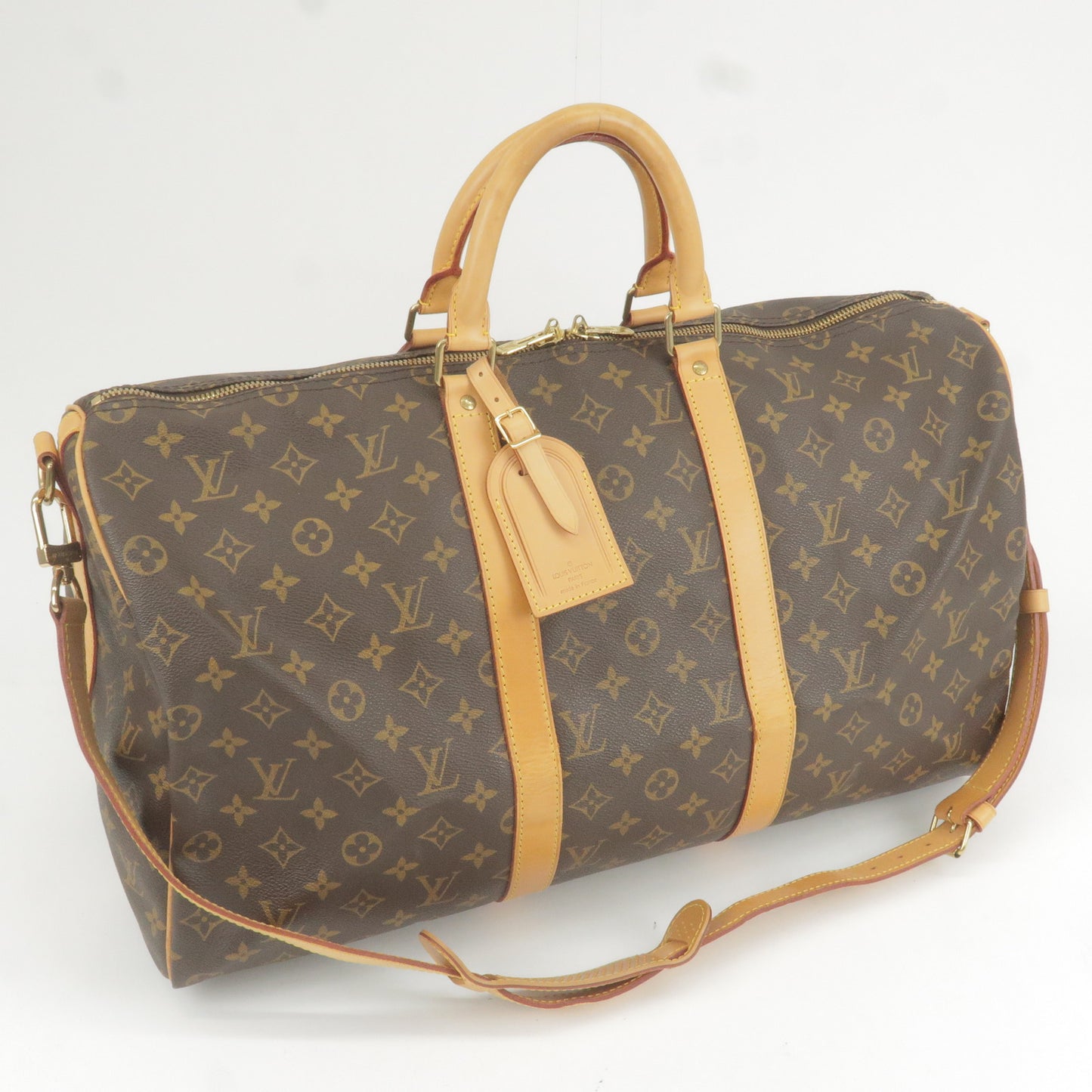Louis Vuitton Monogram Keep All Bandouliere 50 Bag M41416