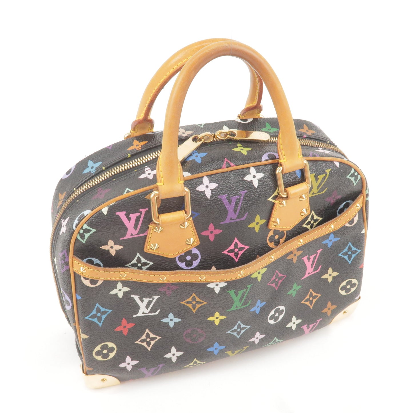 Louis Vuitton Monogram Multi Color Trouville Hand Bag M92662