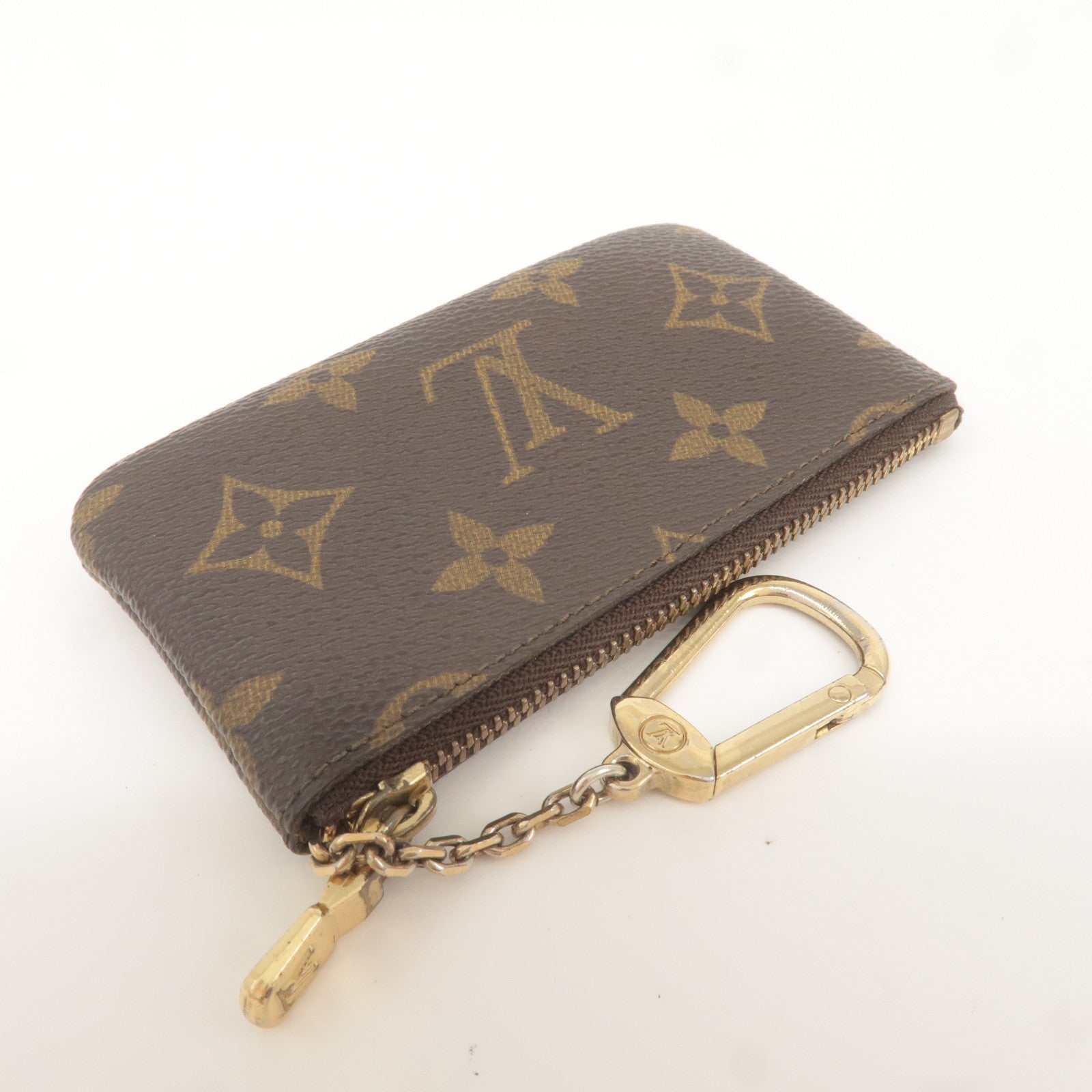 Louis-Vuitton-Monogram-Pochette-Cles-Coin-Case-Brown-M62650 – dct