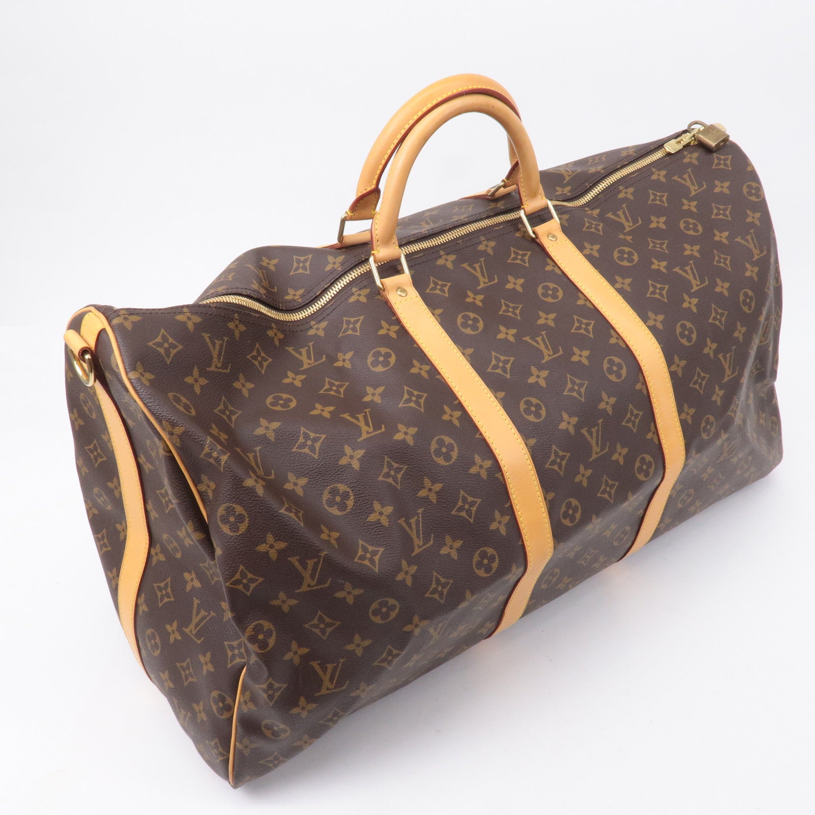 Louis Vuitton Keepall Bandouliere Size 60 Brown M41412 Monogram