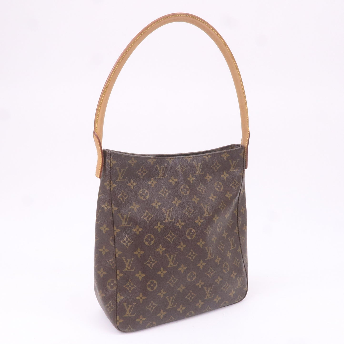 Louis Vuitton Monogram Looping GM Shoulder Bag Brown M51145