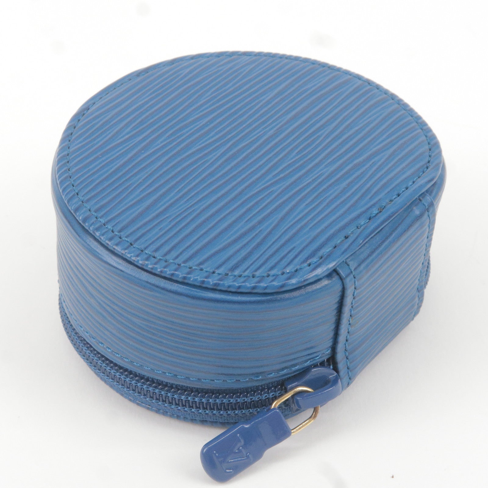 Louis Vuitton Blue Epi Leather Toledo Keepall 45 Boston Duffle Bag