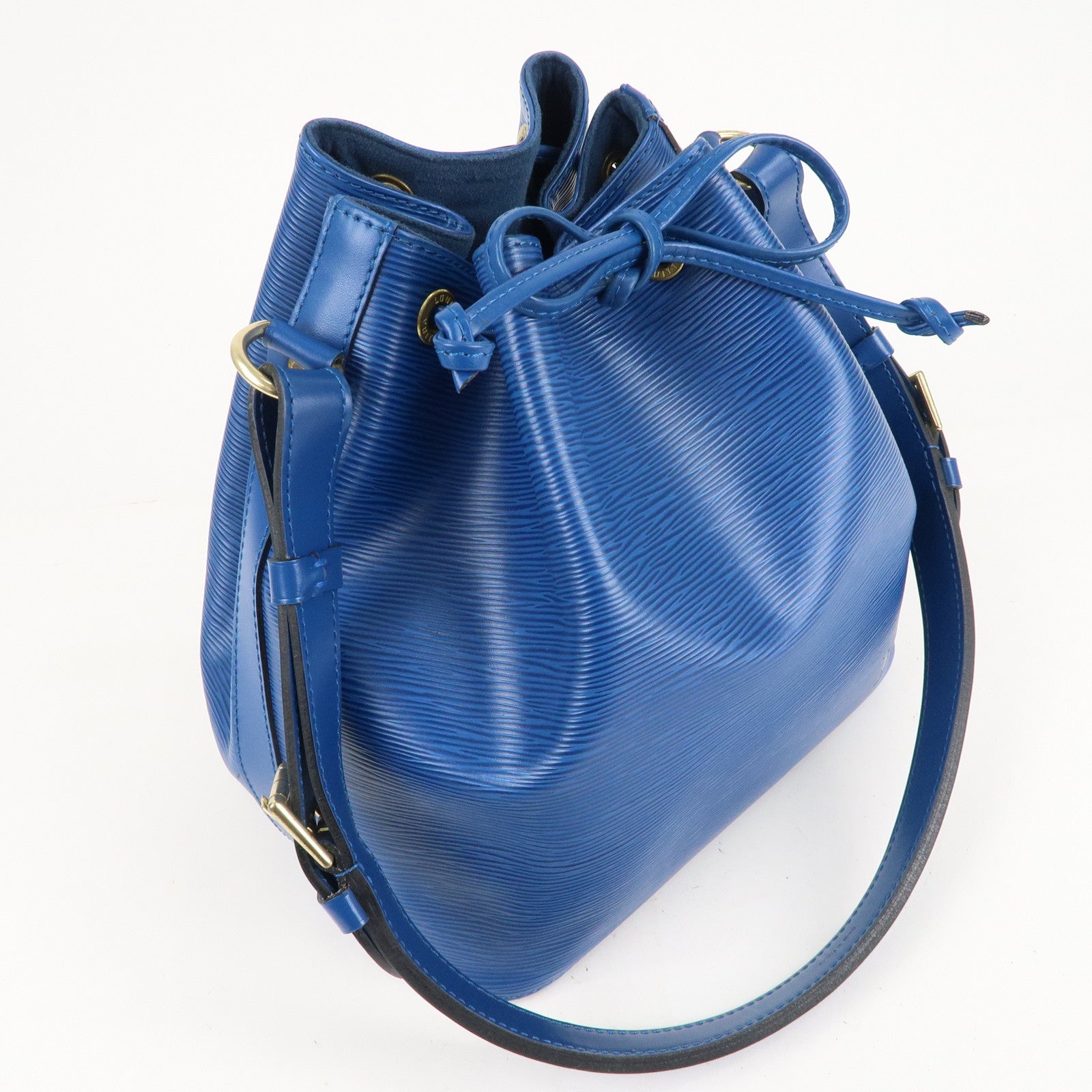 Louis Vuitton EPI Petit Bi-Color Noe Bleu Toledo