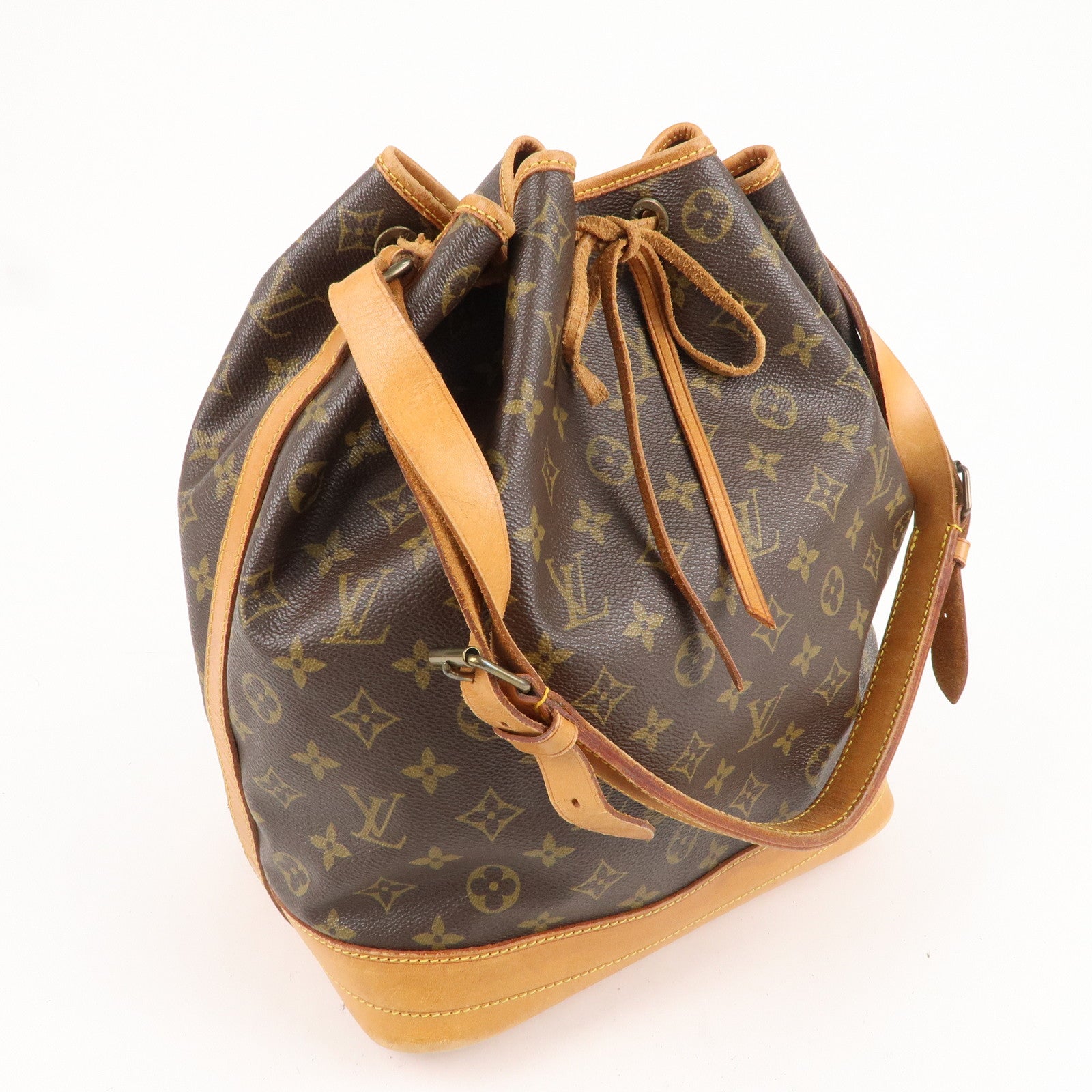 Louis-Vuitton-Monogram-Noe-Shoulder-Bag-Hand-Bag-Brown-M42224