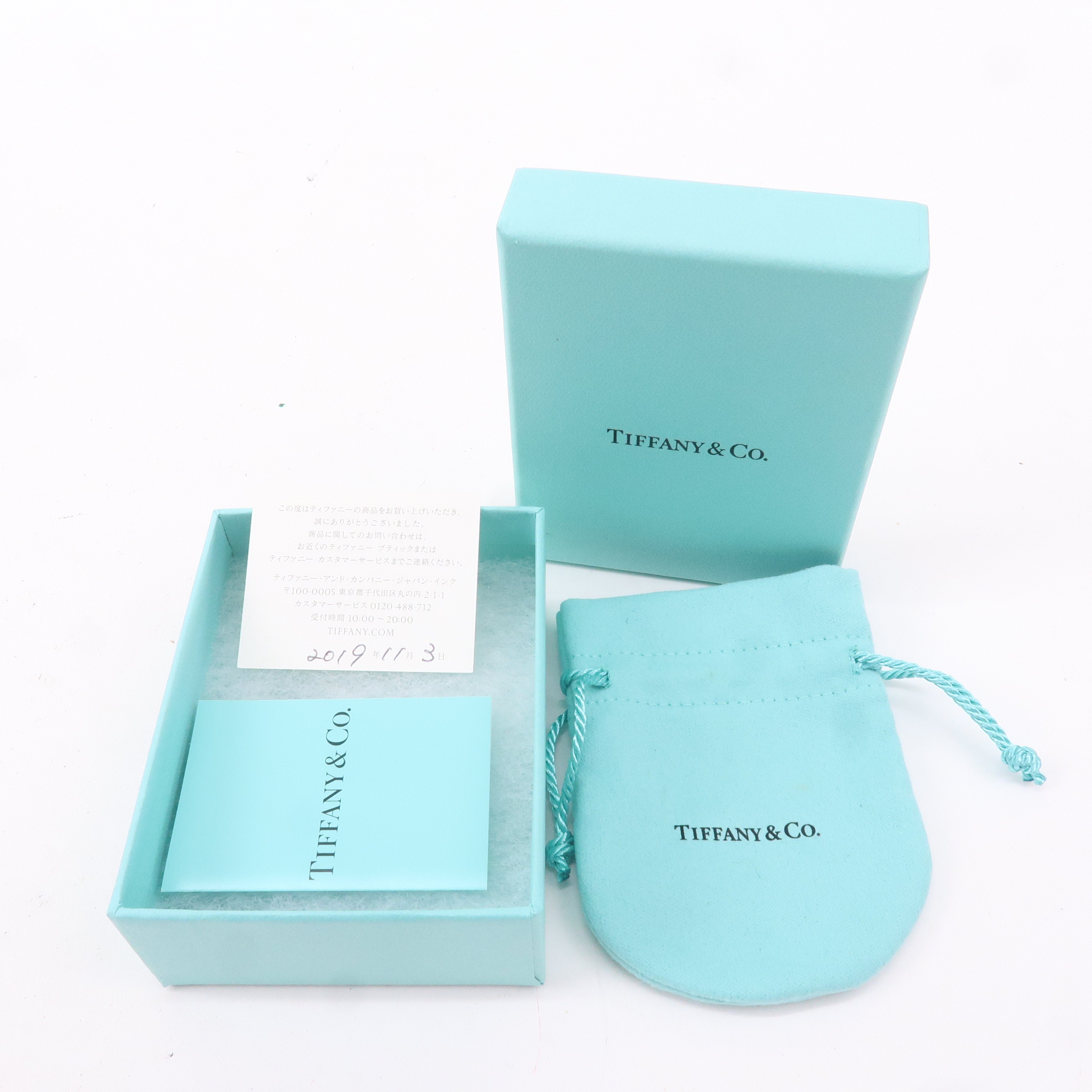 Tiffany&Co. Set of 10 Jewelry Box Dust Bag Tiffany Blue