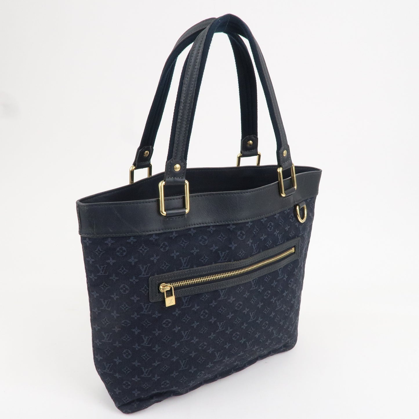 Louis Vuitton Monogram Mini Lucille GM Tote Bag Blue M92679