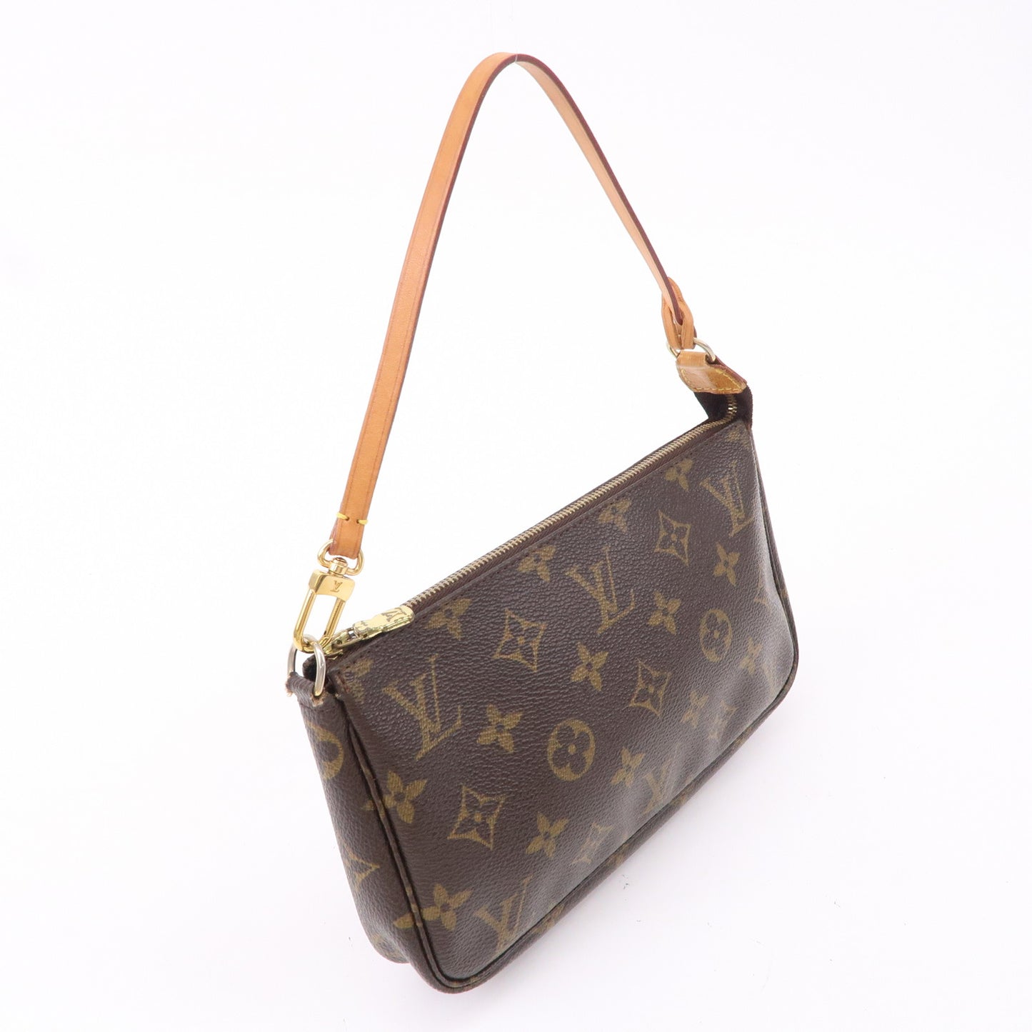 Louis Vuitton Monogram Pochette Accessoir Hand Bag Brown M51980