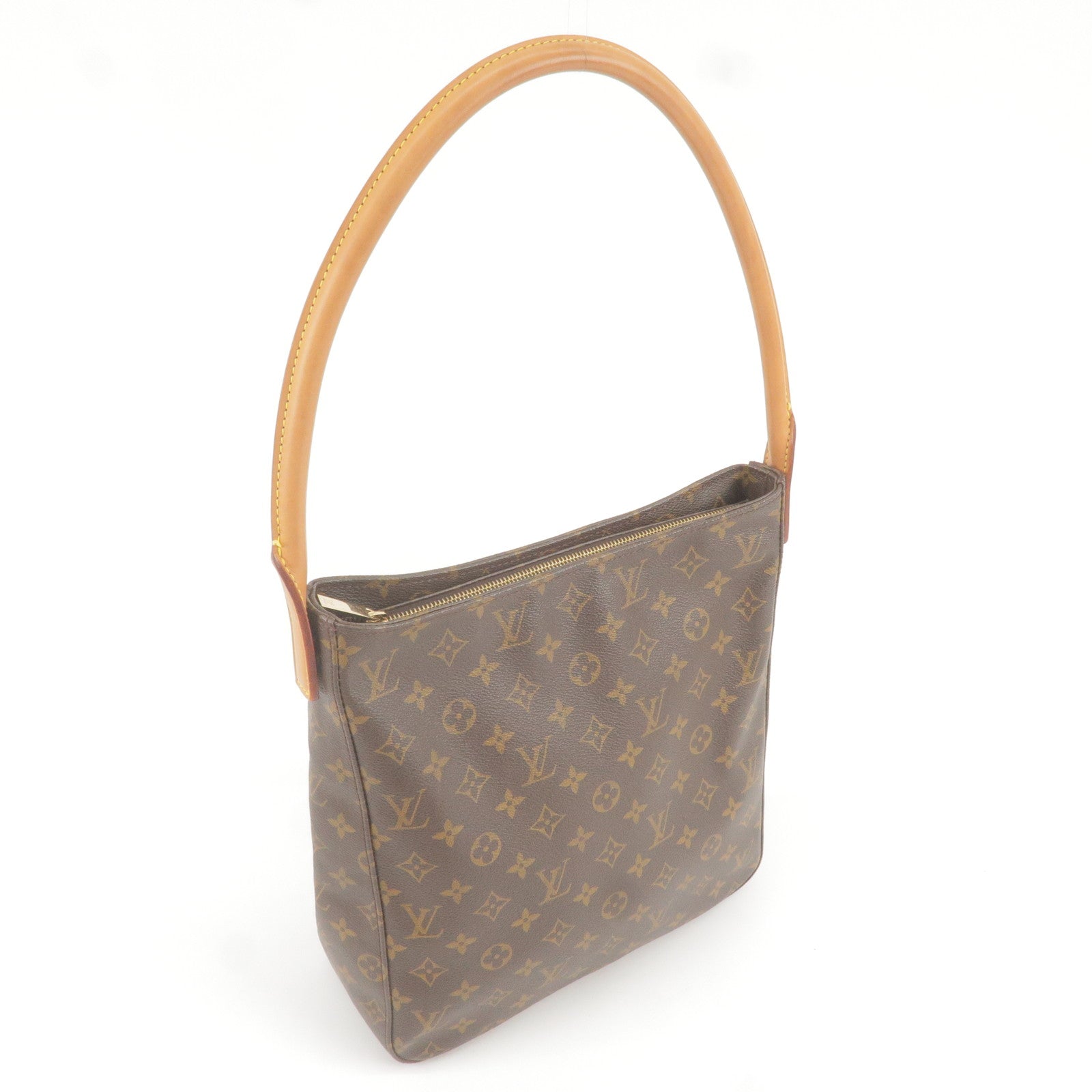 Authentic Louis Vuitton Monogram Looping GM Shoulder Bag M51145 LV  N1114RC409