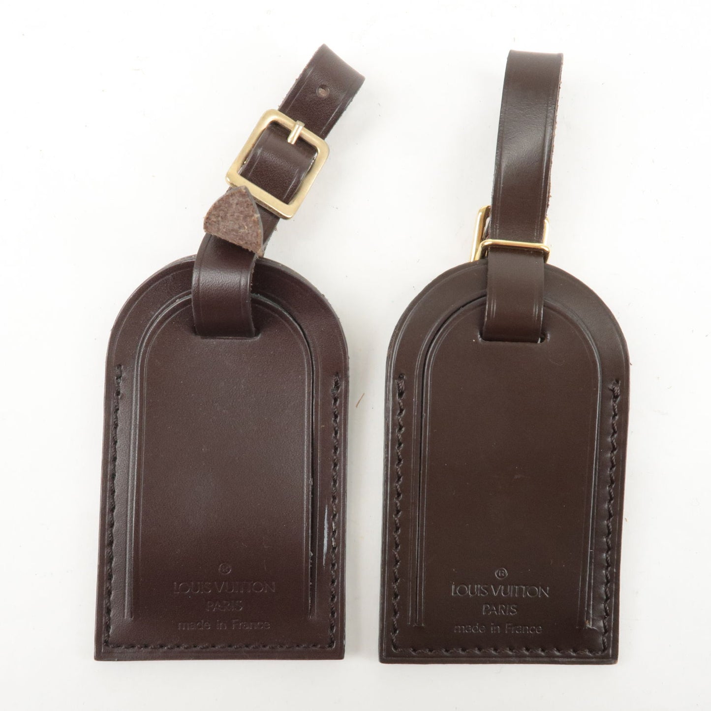 Louis-Vuitton-Set-of-10-Leather-Name-Tag-Black-Brown-Green-White –  dct-ep_vintage luxury Store