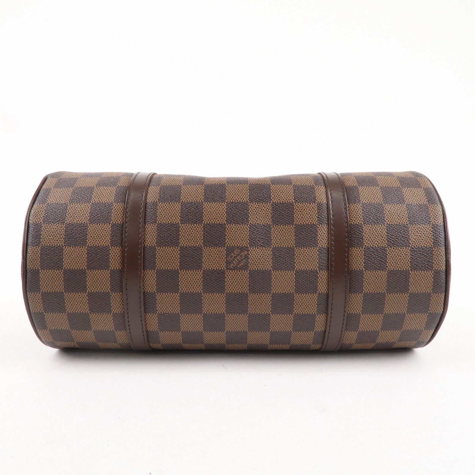 Louis Vuitton Papillon 30 MONOGRAM CANVAS HAND BAG Brown Leather