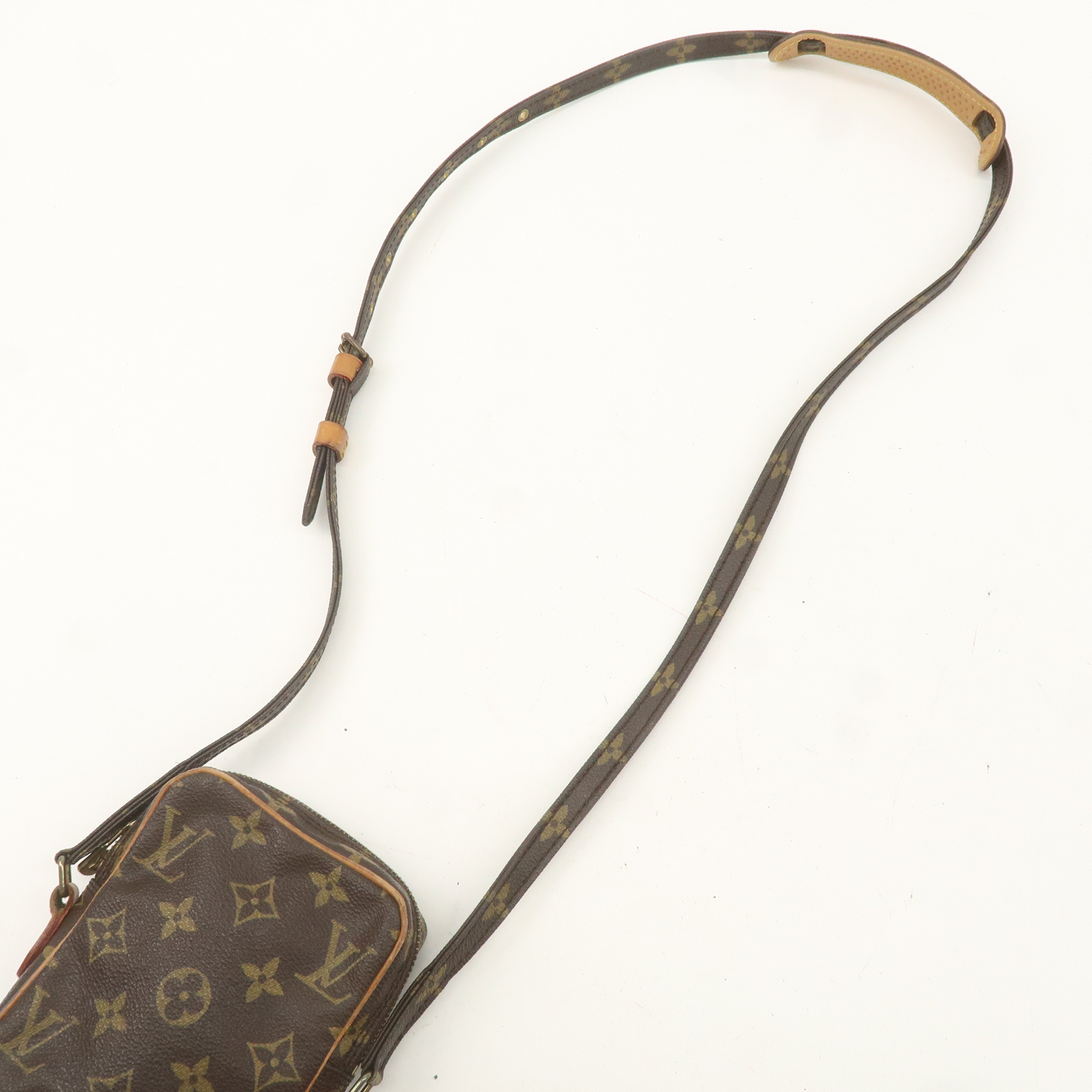 Louis Vuitton Monogram Mini Danube Shoulder Bag Brown M45268