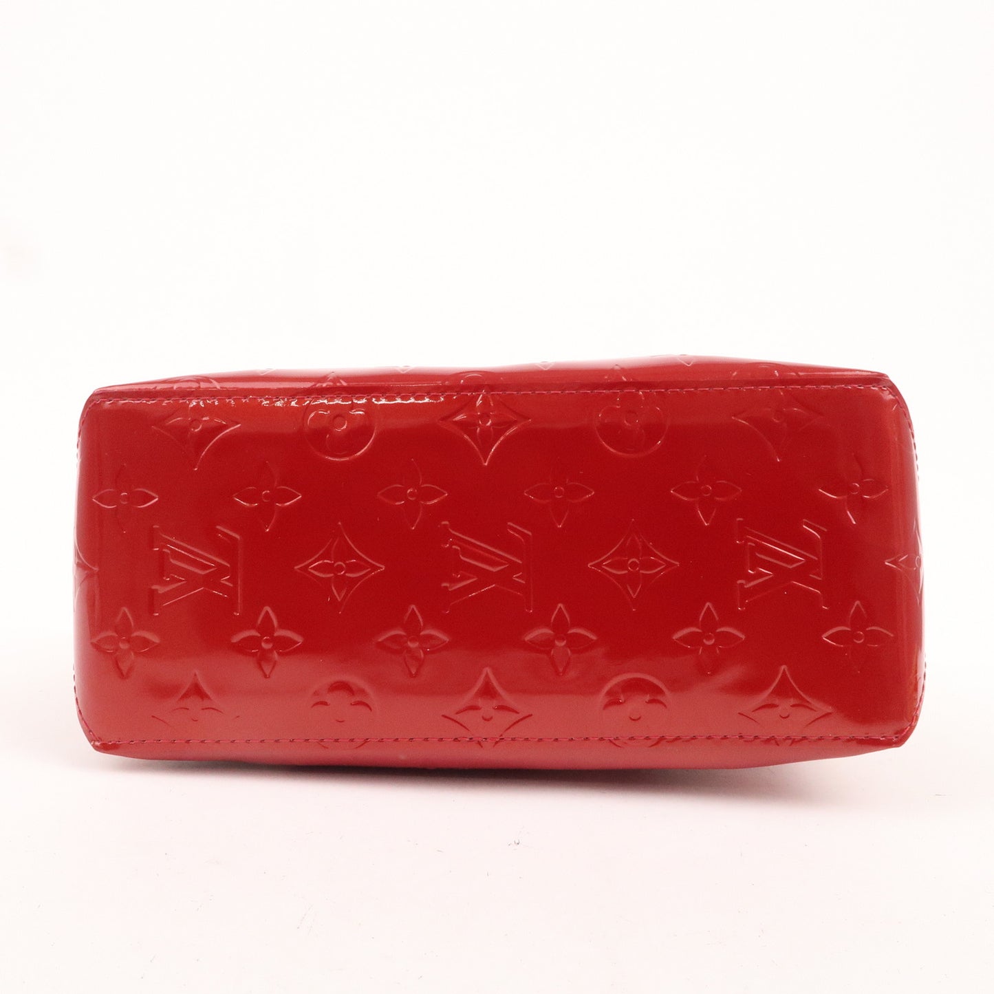 Louis Vuitton Monogram Vernis Lead PM Hand Bag Red M91990