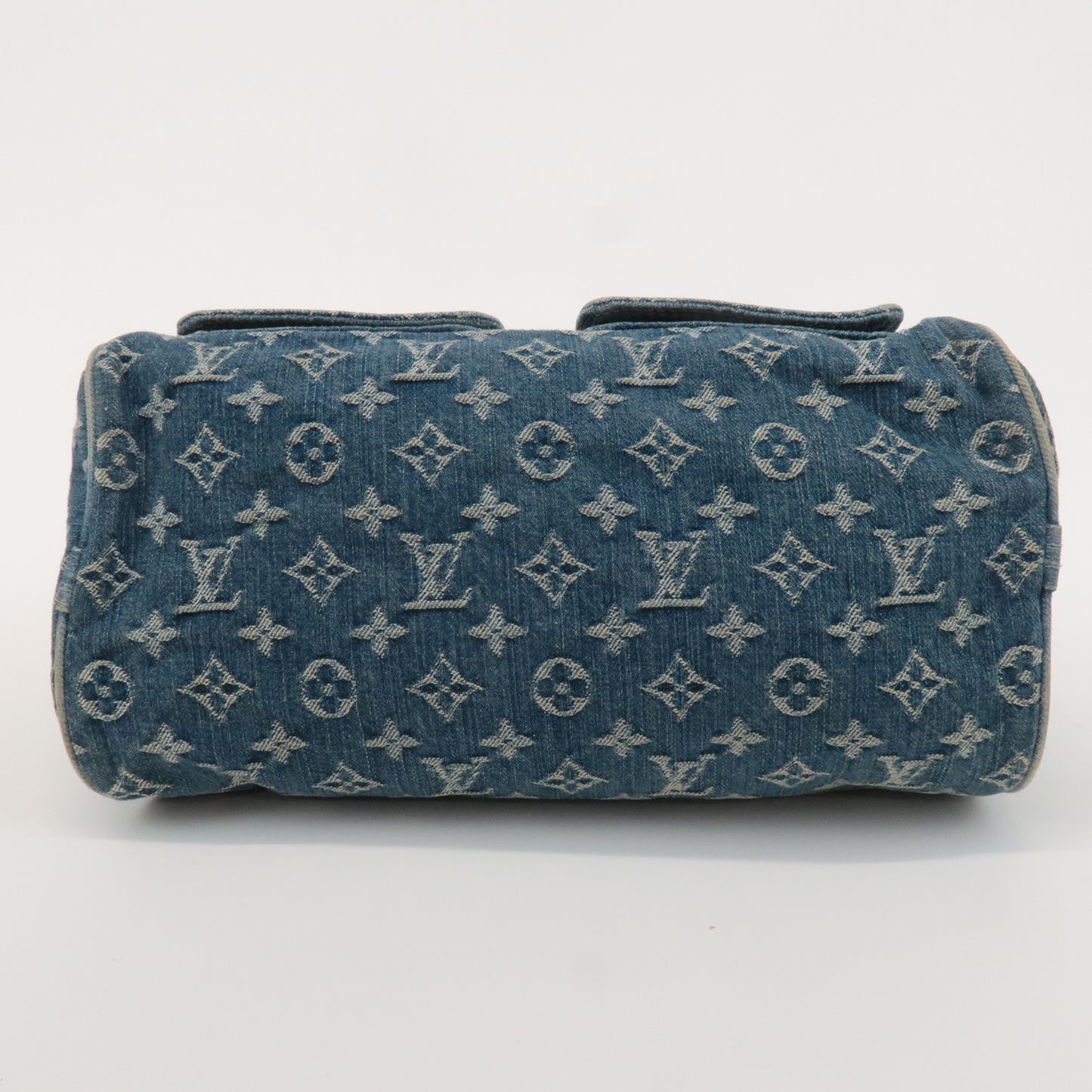 Louis Vuitton Monogram Denim Neo Speedy Boston Bag Blue M95019