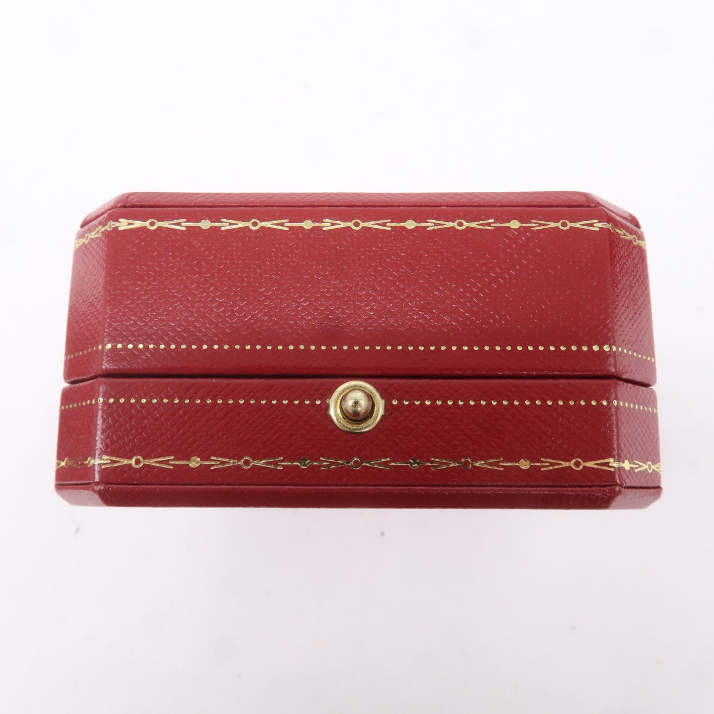 Cartier Set of 3 Jewelry Box  Pair Ring Box Jewelry Case Red