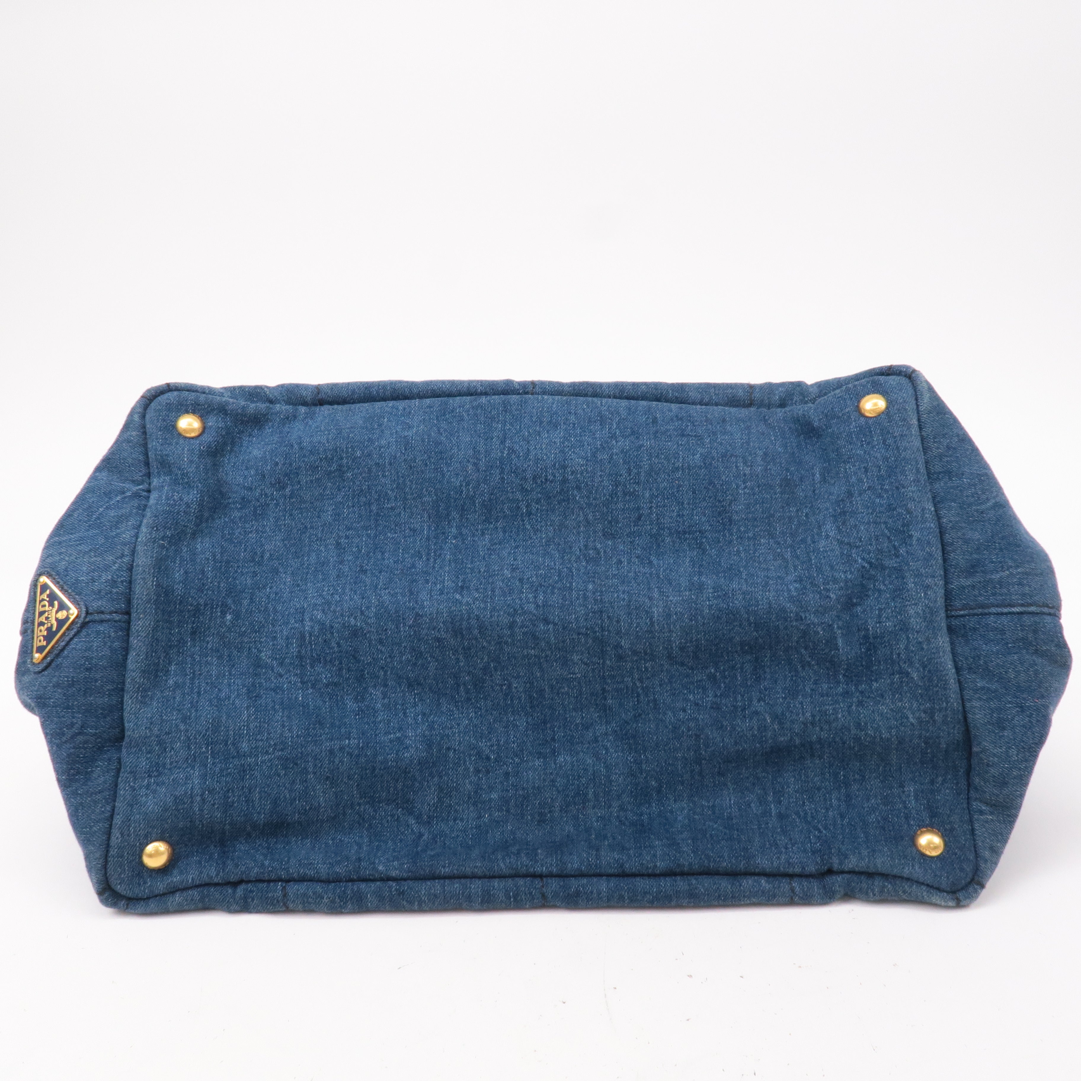 PRADA Vintage Denim Canapa Tote Bag | A Retro Tale