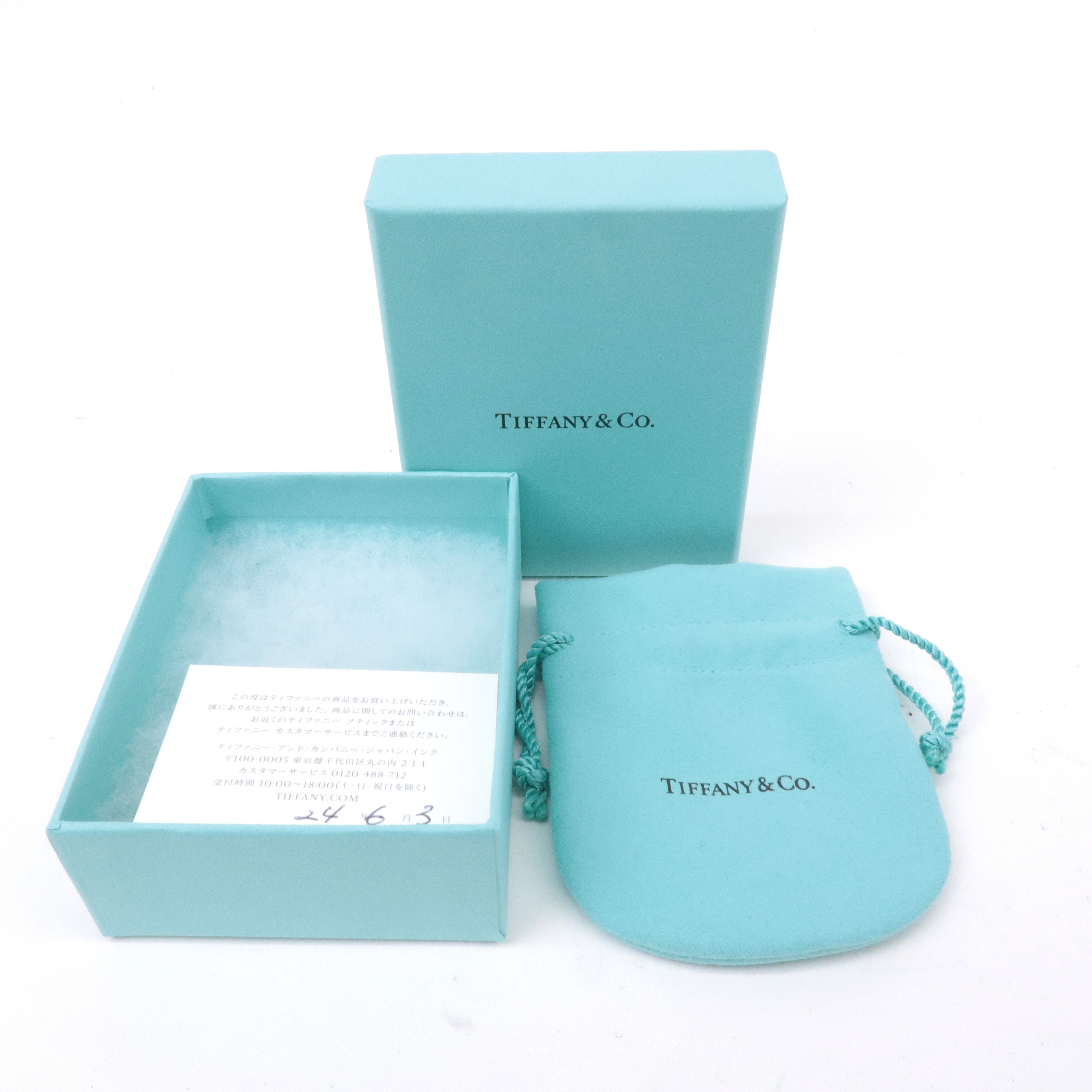 Tiffany&Co. Set of 7 Jewelry Box Dust Bag Tiffany Blue