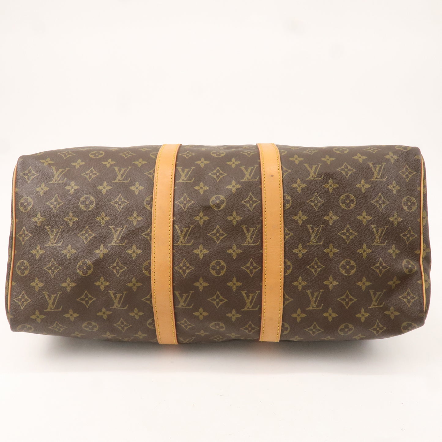 Louis Vuitton Monogram Keep All 50 Boston Bag Brown M41426