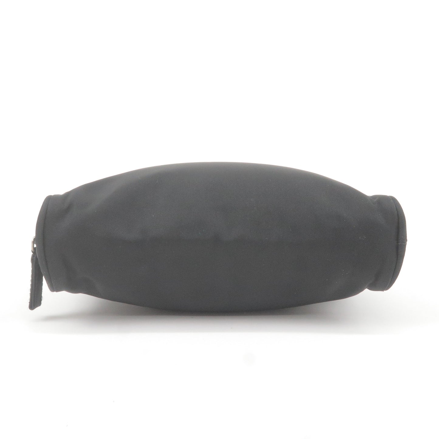 PRADA Logo Nylon Cosmetic Pouch Clutch Bag NERO Black