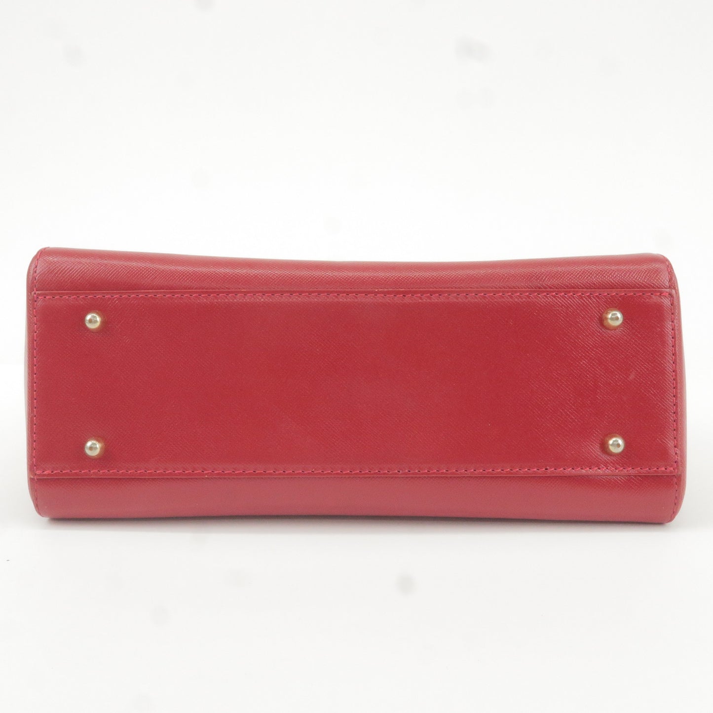 BURBERRY Nova Plaid Canvas Leather Hand Bag Beige Red
