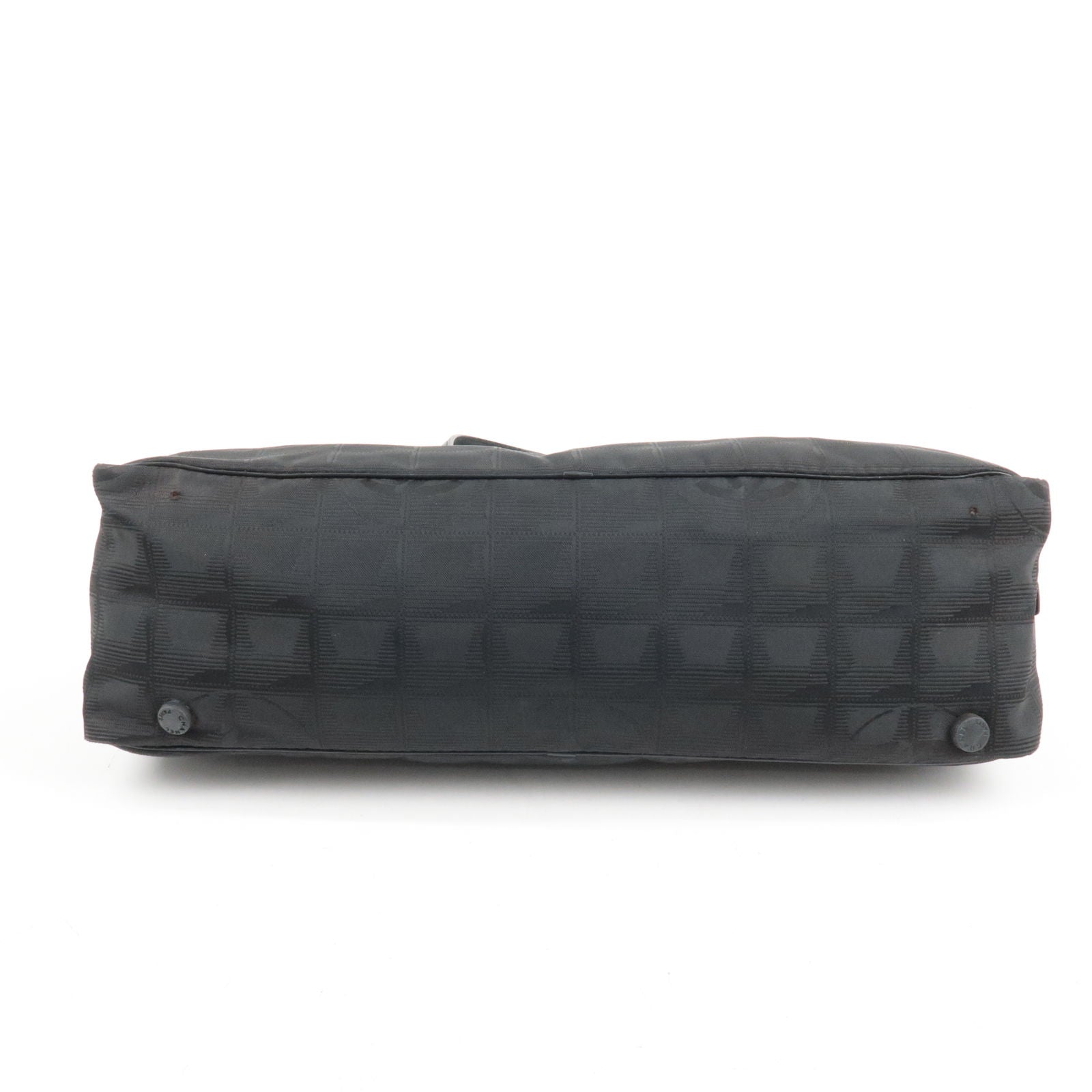 Boston - A15828 – dct - Jacquard - Line - CHANEL - ep_vintage luxury Store  - Travel - Bag - Nylon - Leather - CHANEL Medium Boy Chevron Patent Glitter  PVC Shoulder Bag Black