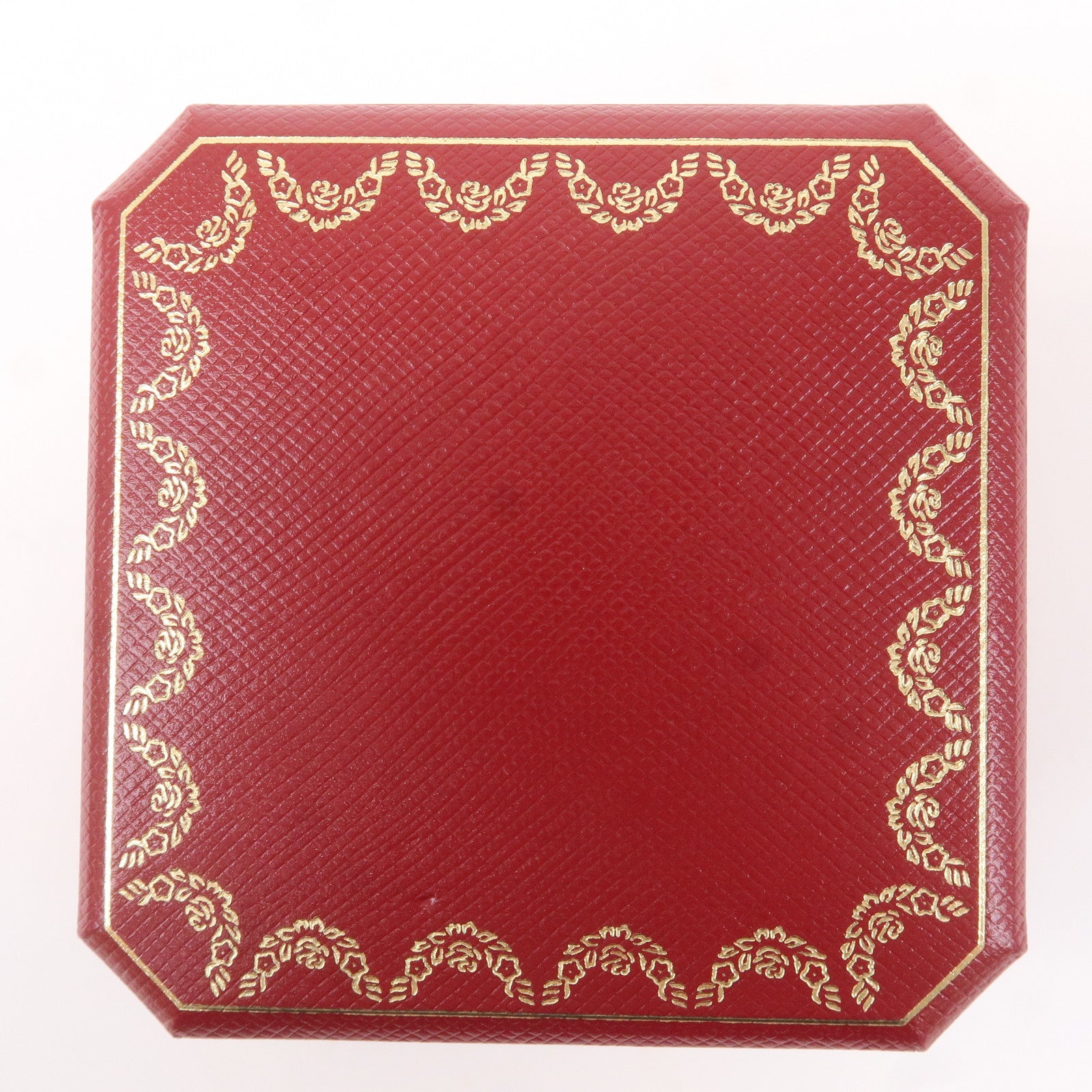 Cartier Red Gift Box w/ Gold “Cartier” & Ribbon 7