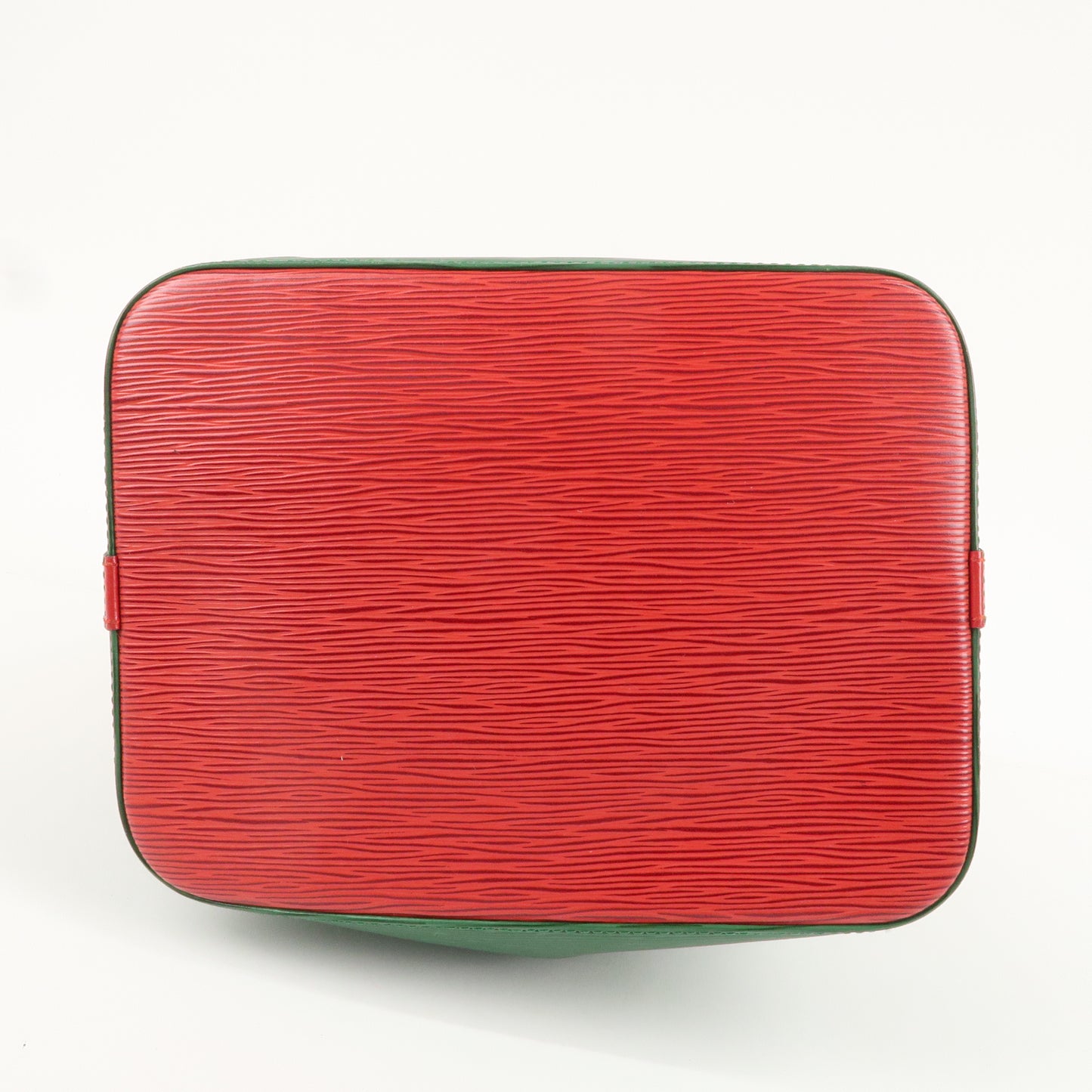 Louis Vuitton Epi Petit Noe Shoulder Bag Bi ColorGreen Red M44147