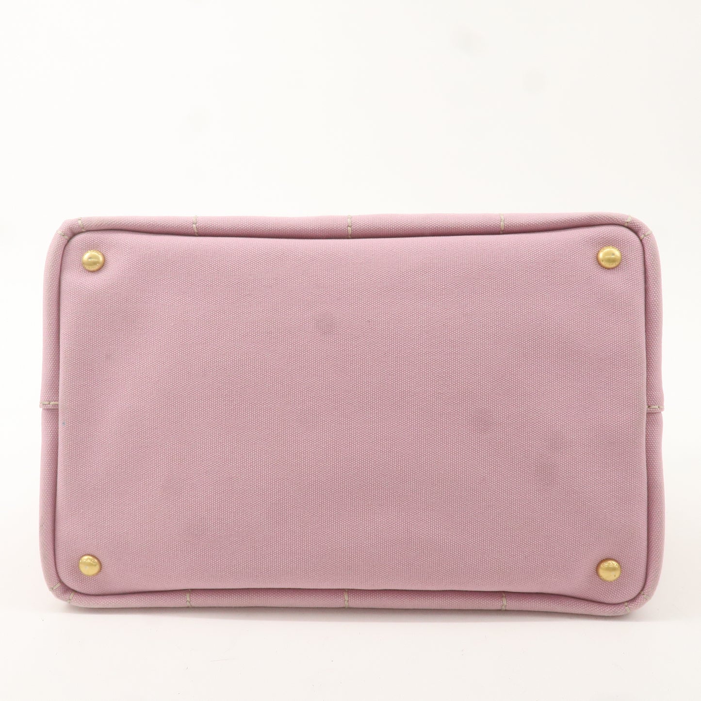 PRADA Canapa Canvas 2Way Bag Hand Bag Lavender Pink BN2642