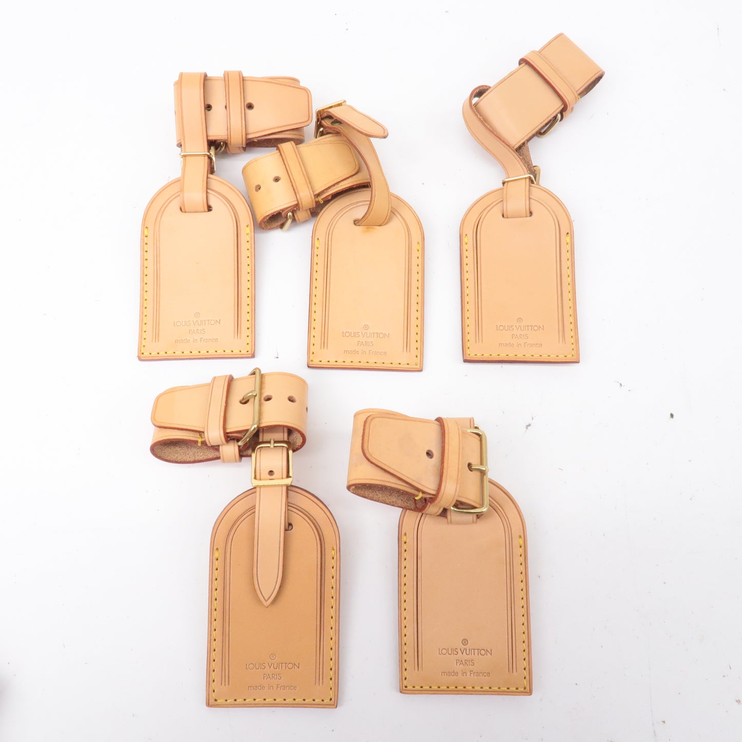 Set-of-10-Louis-Vuitton-Name-Tag-Poignet-Set-Leather-Beige – dct-ep_vintage  luxury Store