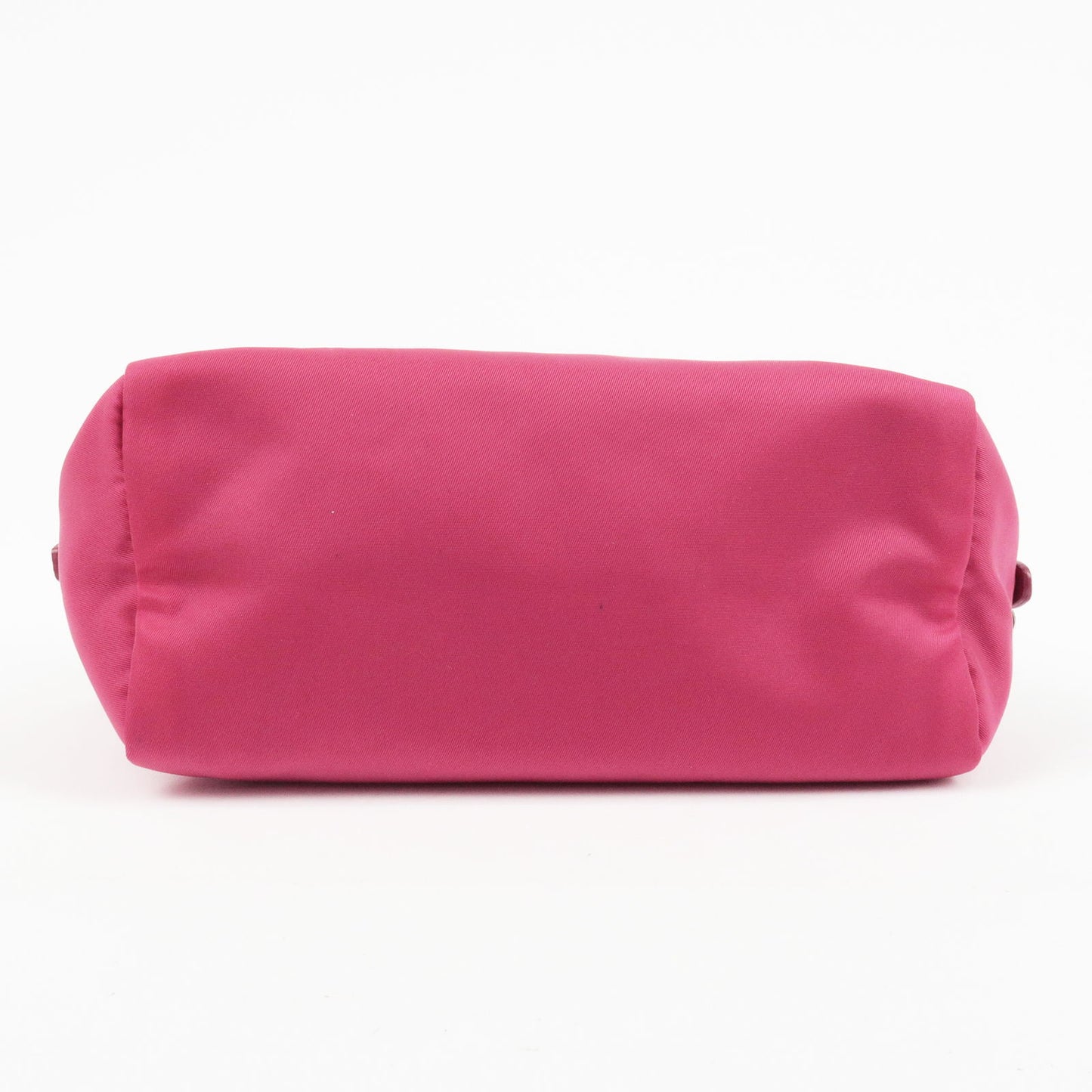 PRADA Logo Nylon Leather Pouch Cosmetic Pouch 1NE693 Pink