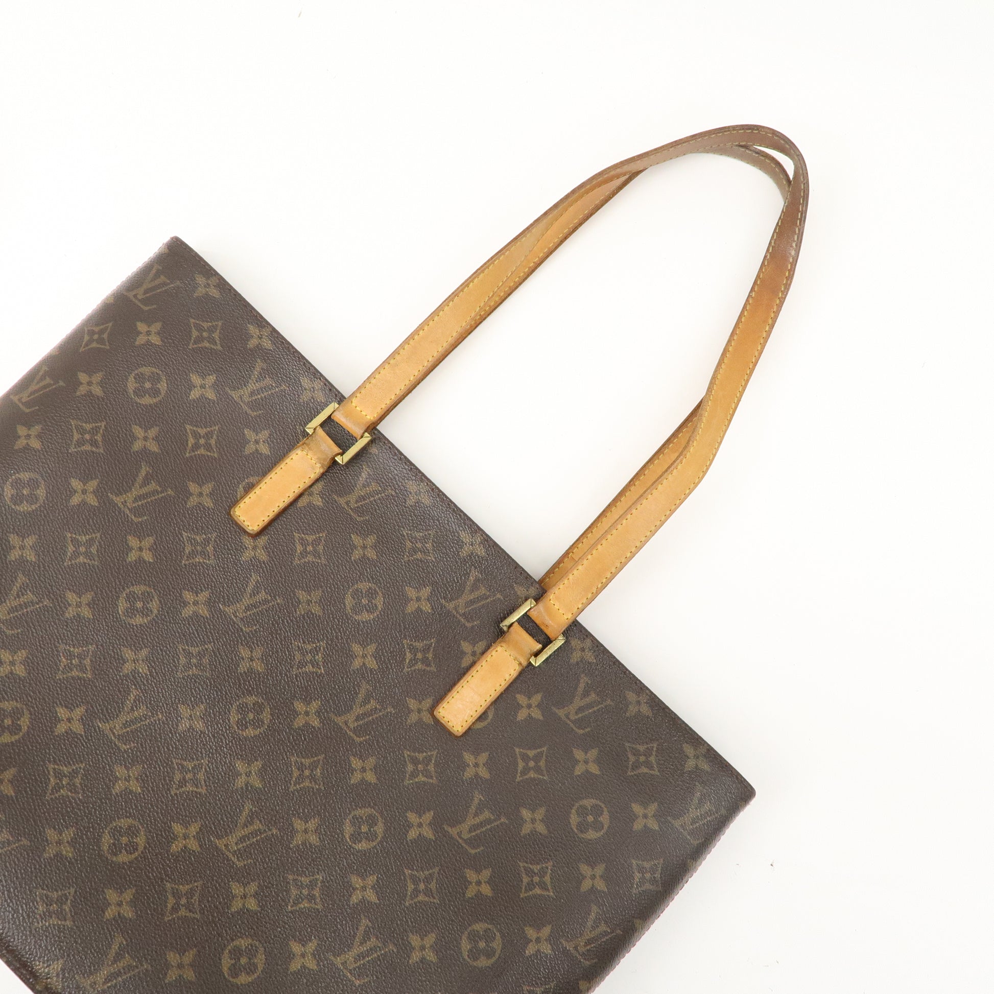 Louis Vuitton - Authenticated Luco Handbag - Leather Brown for Women, Very Good Condition