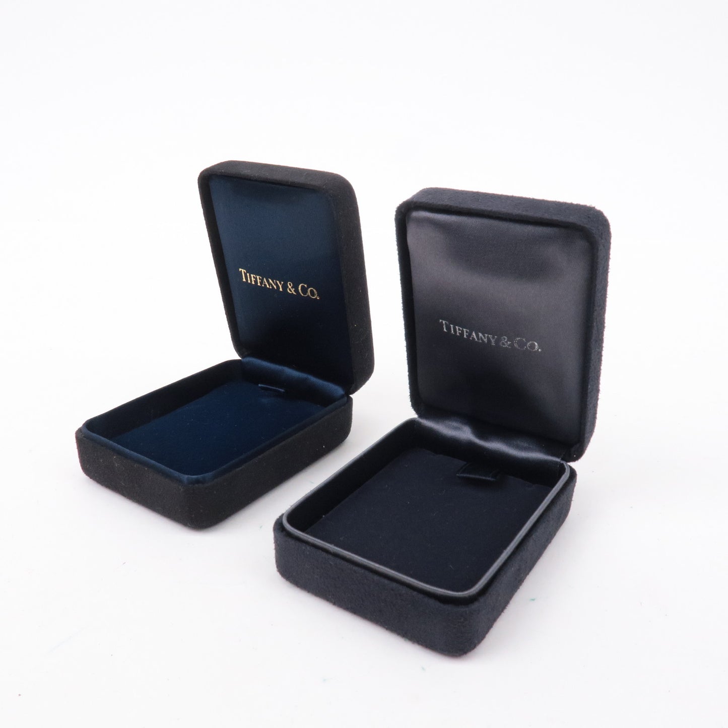 Tiffany&Co. Set of 12 Jewelry Box Accessory Box Black