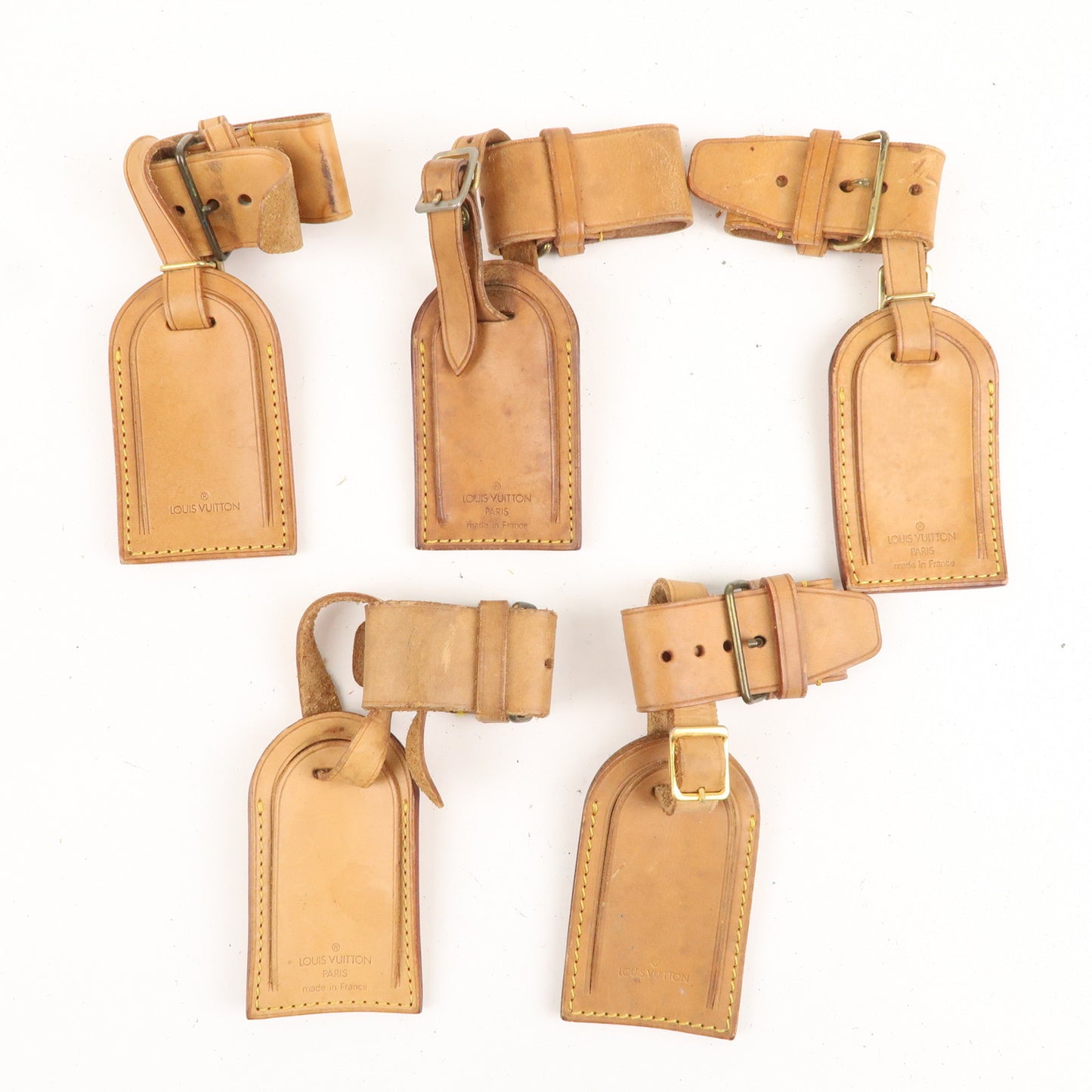 Louis-Vuitton-Name-Tag-Set-of-10-*Included-with-name-initials*Used-F/S –  dct-ep_vintage luxury Store