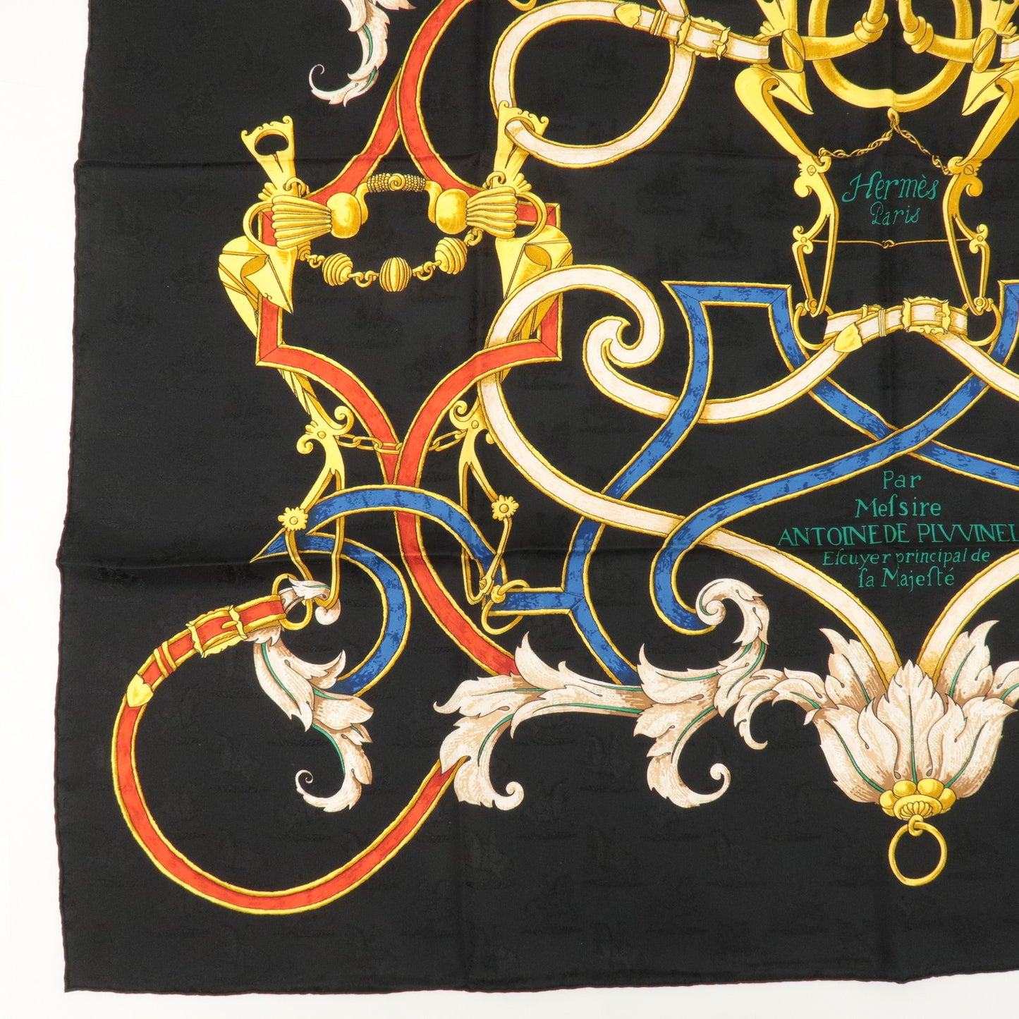 HERMES Carre 90 100% Silk Scarf Par Mefsire ANTOINE DE PLVVINEL