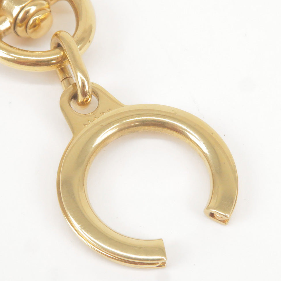 Louis Vuitton Damier Square Metal Key Ring - Silver Keychains