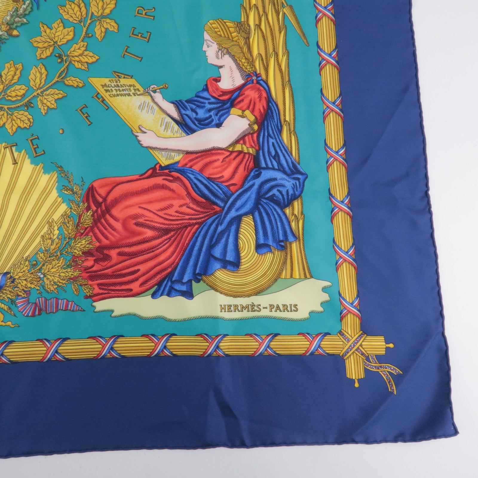 HERMES-Carre-90-Silk-100%-The-French-Revolution-Print-Scarf – dct-ep ...