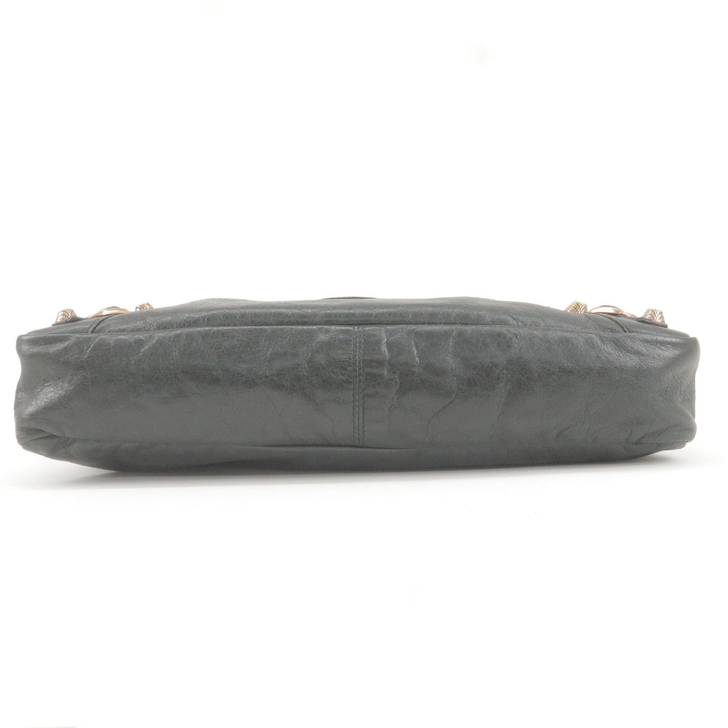 BALENCIAGA The Giant First Leather 2Way Hand Bag Dark Green 240577
