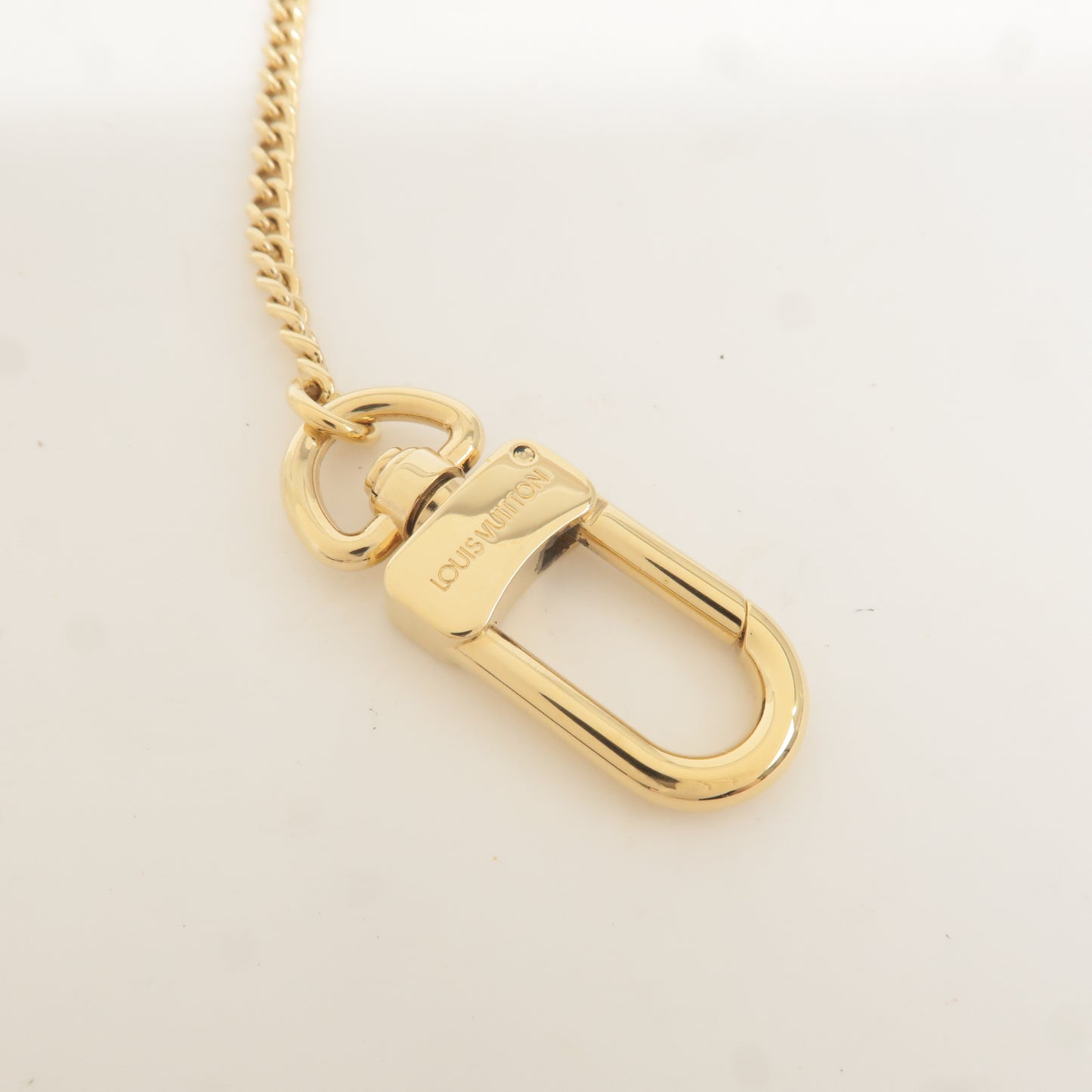 RvceShops Revival, Louis Vuitton Chenne Ano Cles Key Chain Key Charm Gold  M58021