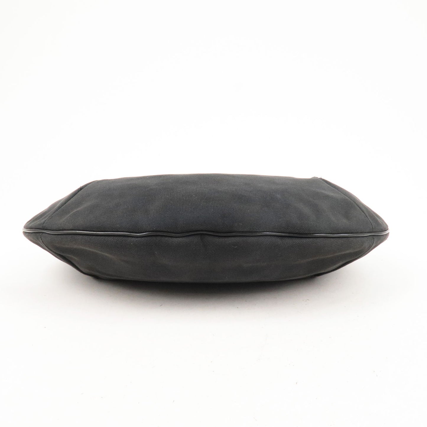 GUCCI Hobo Canvas Leather Bag Shoulder Bag Black 106663