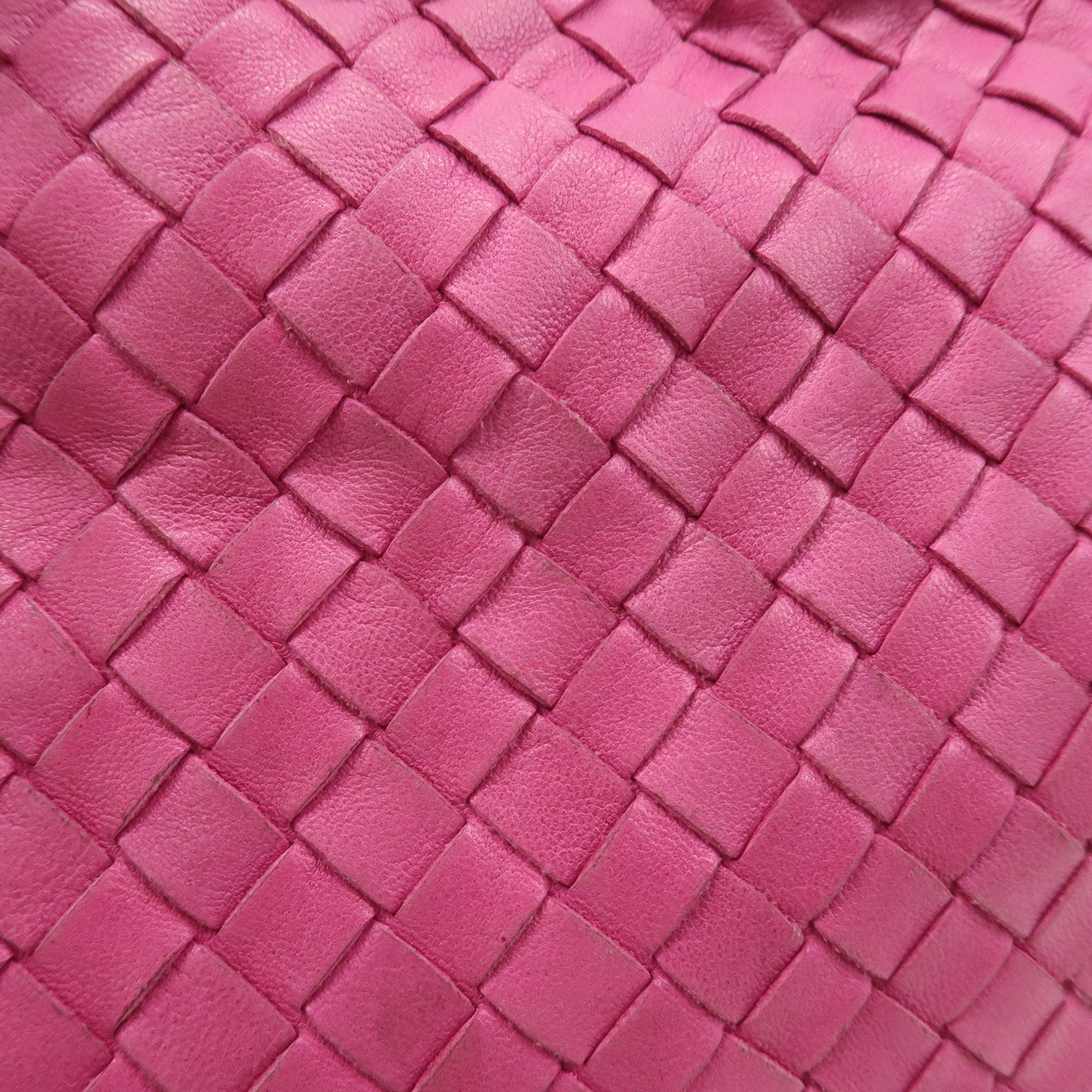 BOTTEGA VENETA Intrecciato Leather Hobo Shoulder Bag Pink 115653