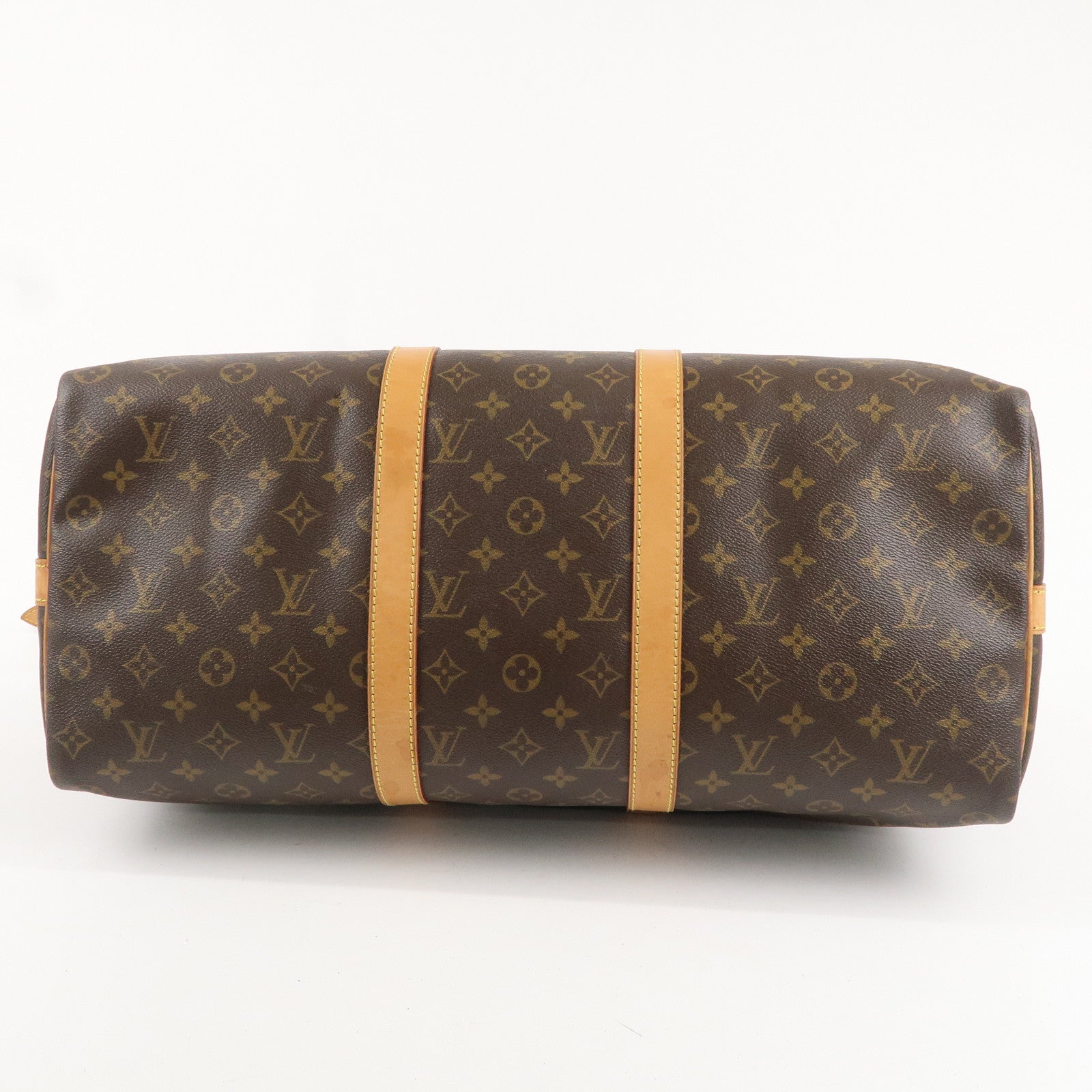 Louis Vuitton Monogram Keep All Bandouliere 50 Boston Bag M41416