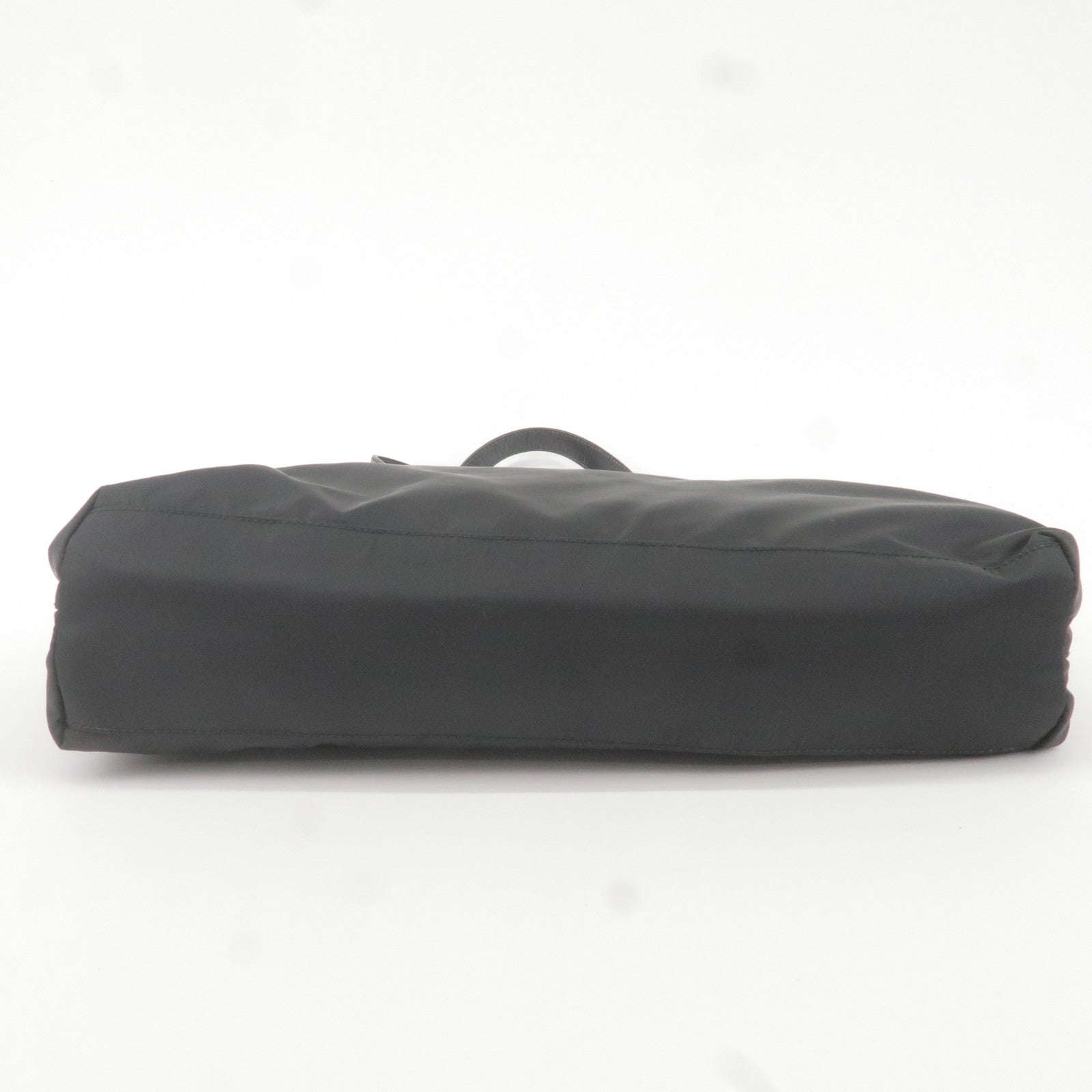 PRADA-Logo-Nylon-Leather-Tote-Bag-Black-Noir-1BG997 – dct-ep_vintage luxury  Store